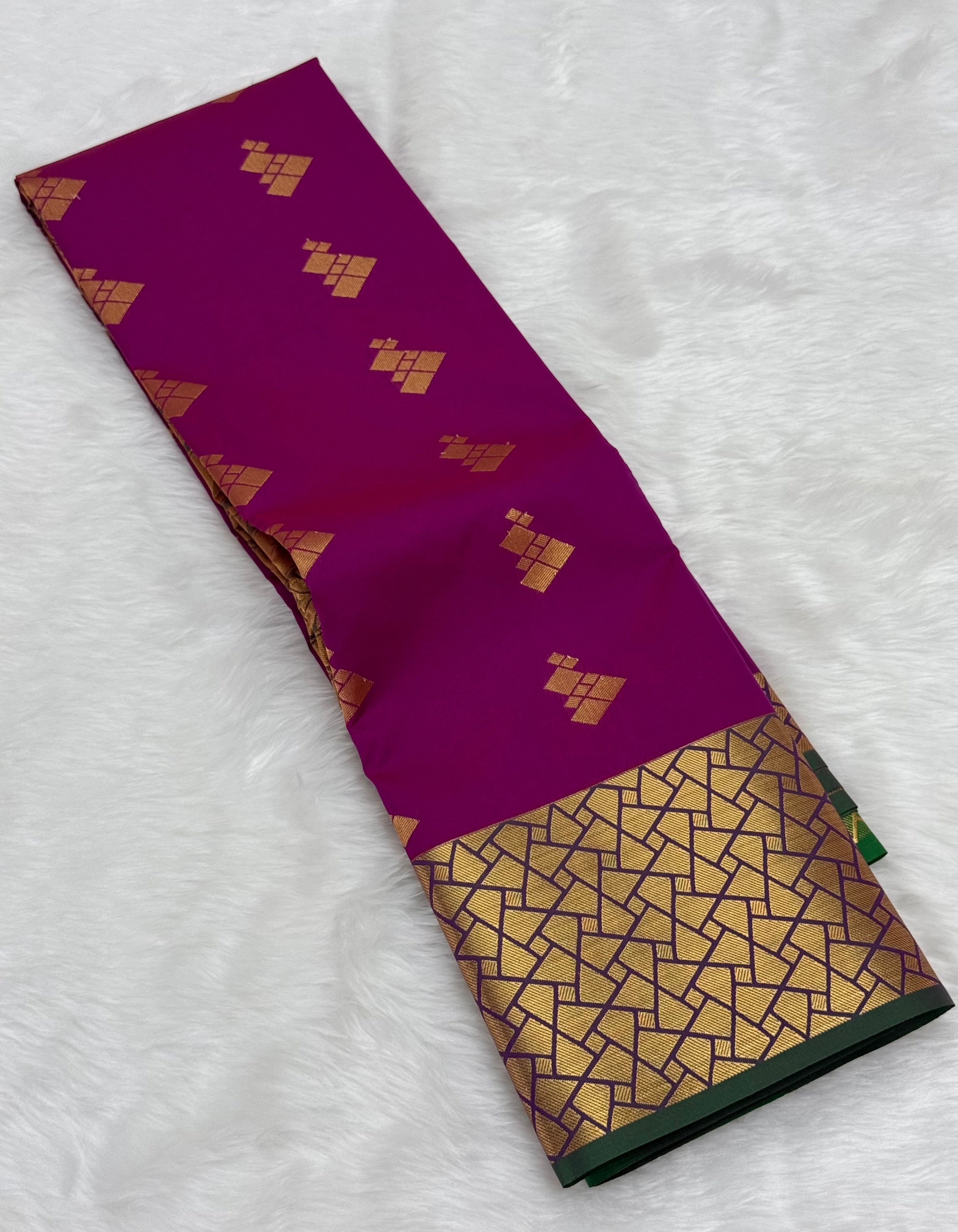 KARUNYA'S SPECIAL SOFT SILK SAREE - LOLLIPOP