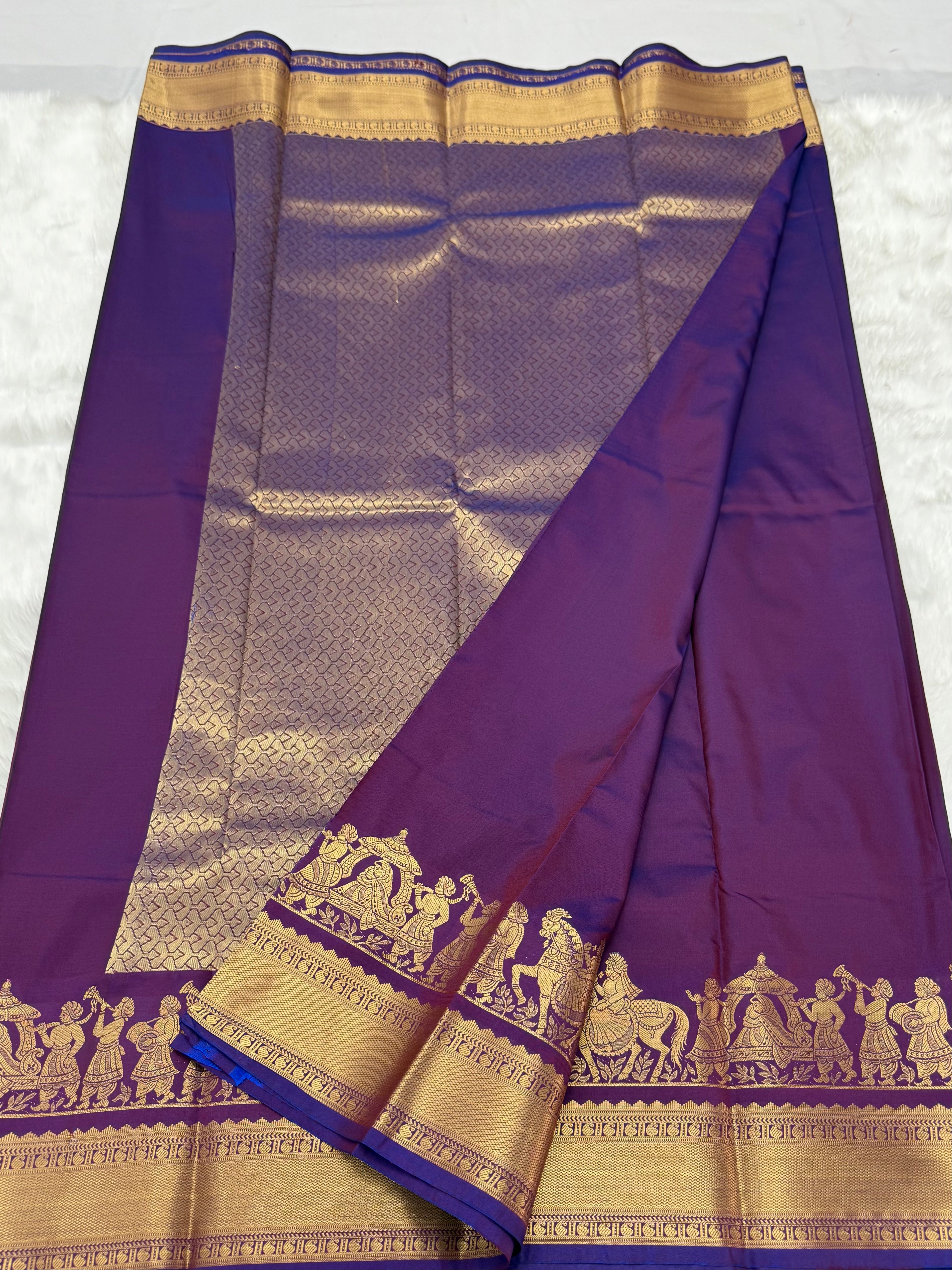 TRENDING PALLAKU DESIGN SOFT SILK SAREE - LOLLIPOP