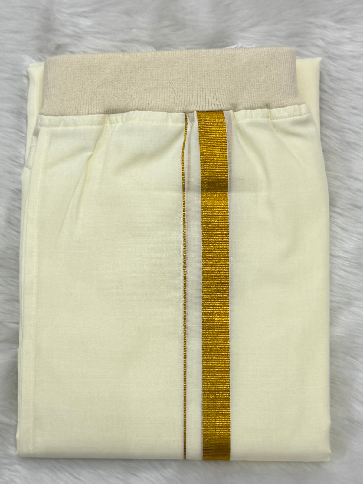 INSTA DHOTI FOR MEN - CREAM | READY-TO-WEAR DHOTI IN 5 SECONDS
