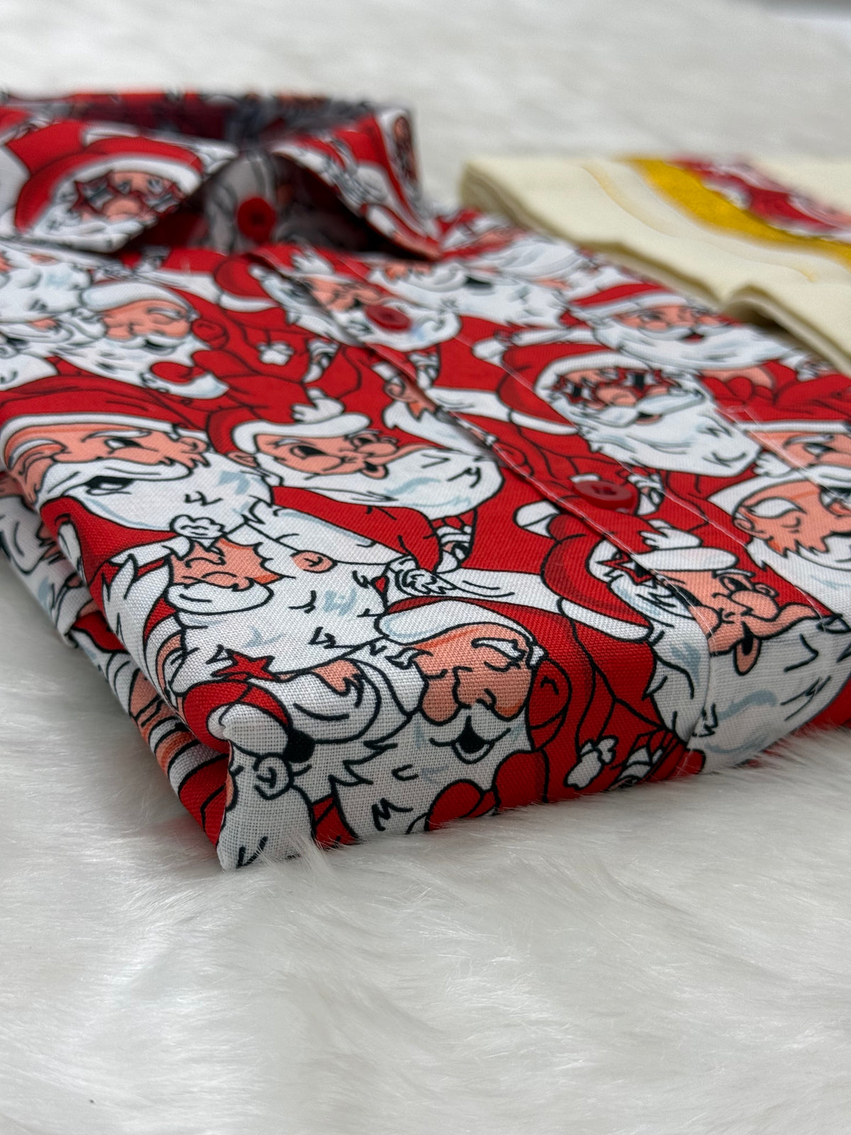PREMIUM SANTA PRINTED SHIRT & MUNDU COMBO - MULTICOLOUR