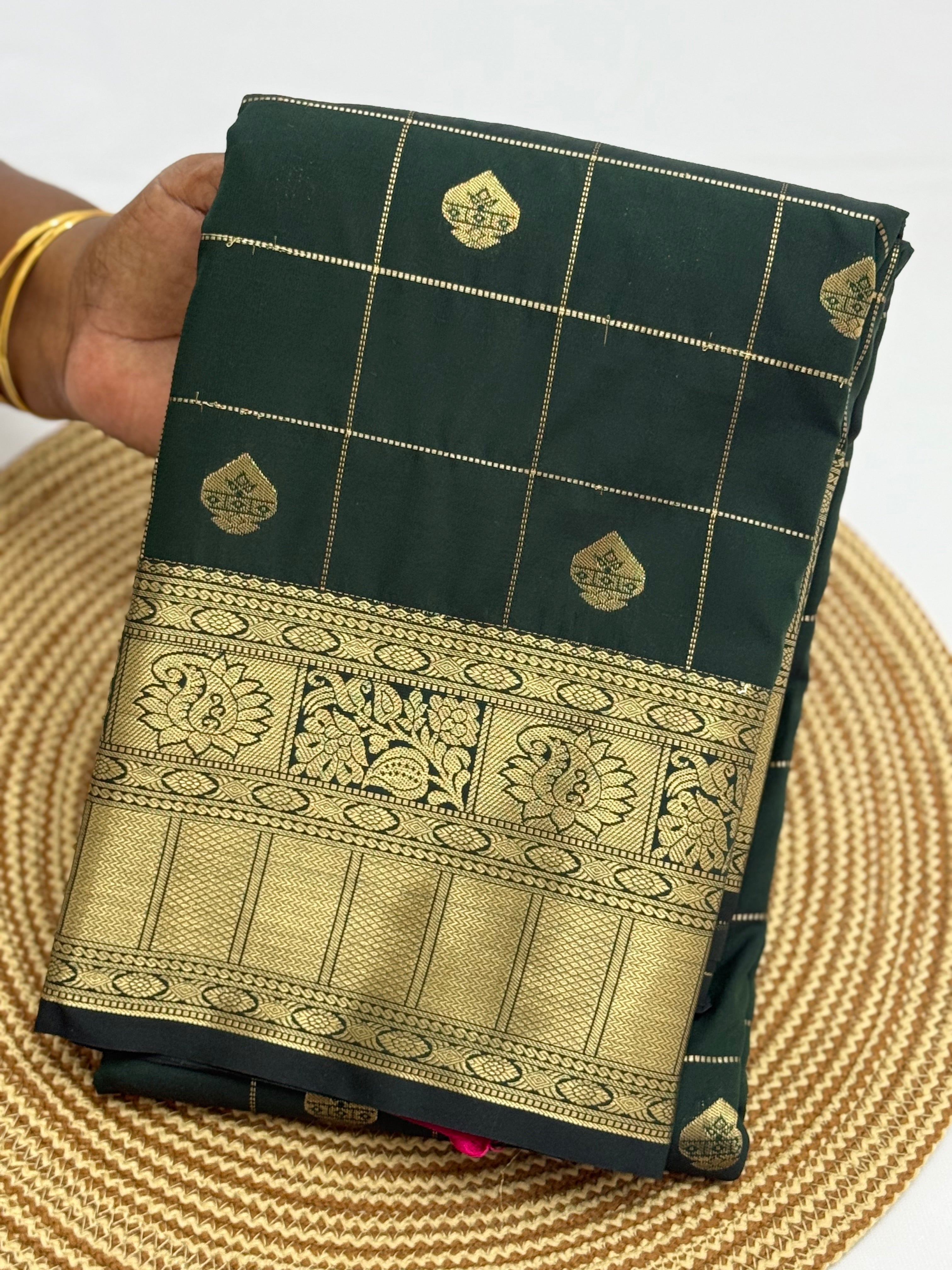 PREMIUM SEMI KANCHI SILK SAREE - SACRAMENTO