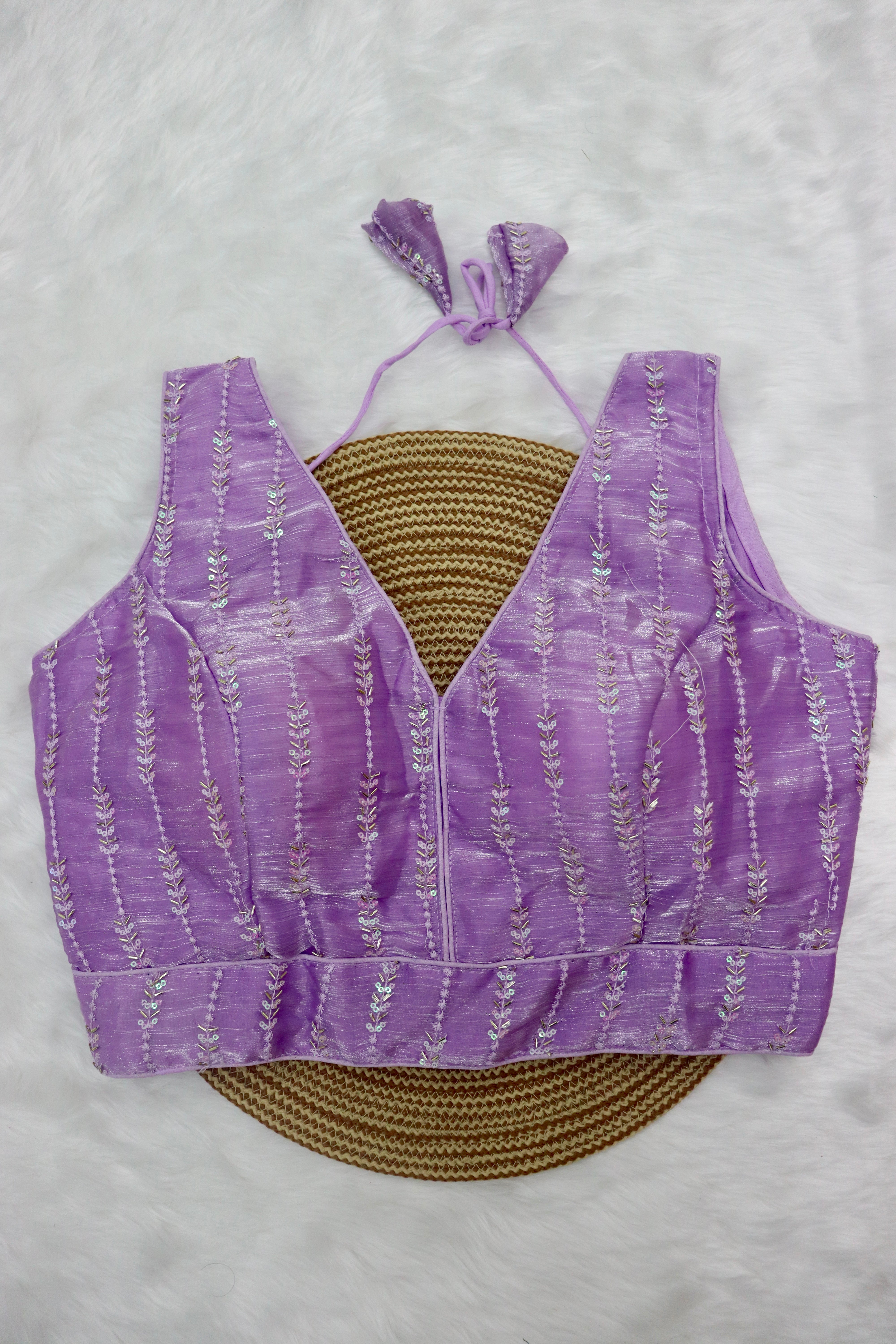 FANCY READYMADE SLEEVELESS BLOUSE