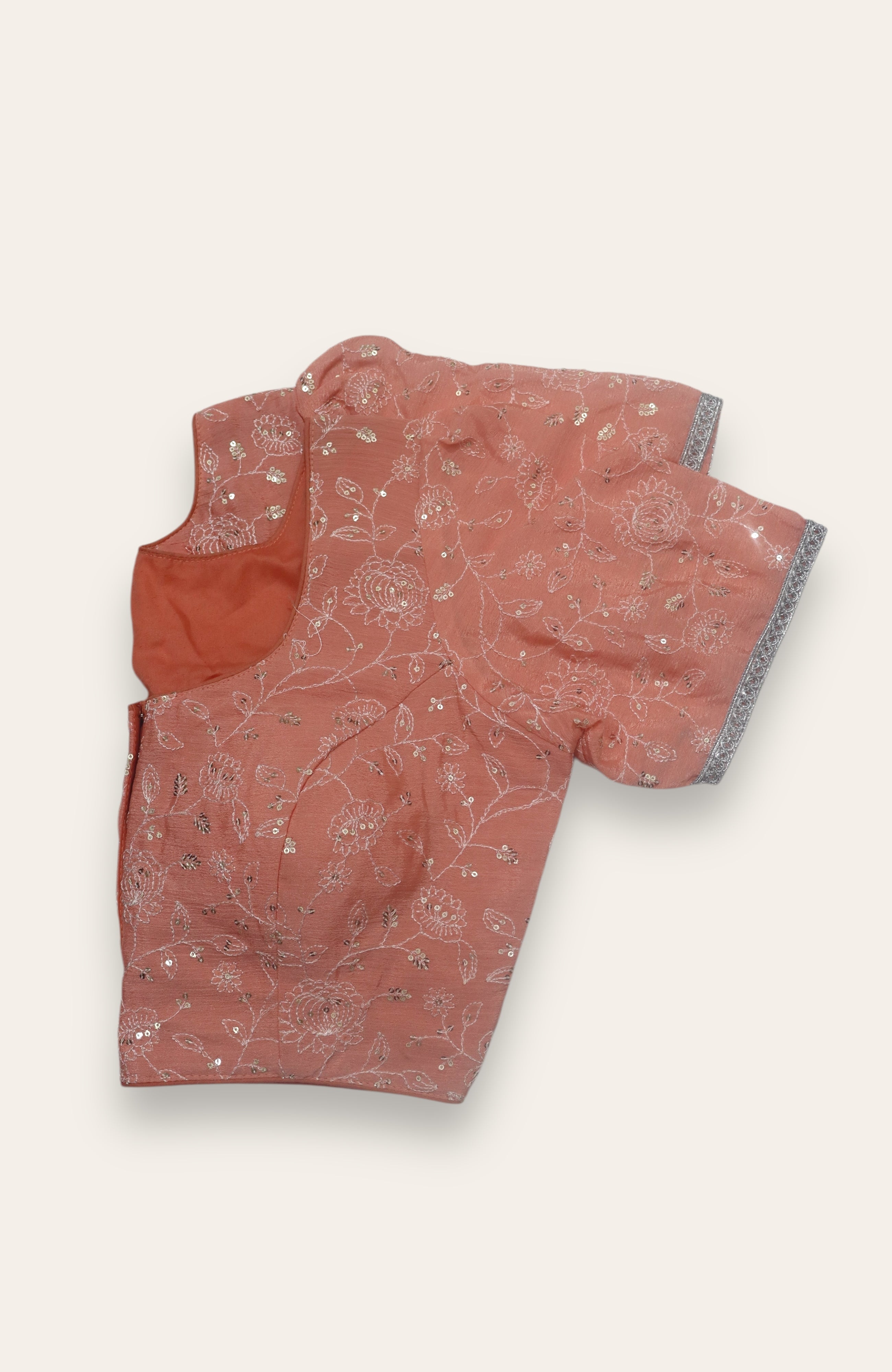 FANCY READYMADE BLOUSE - PEACH