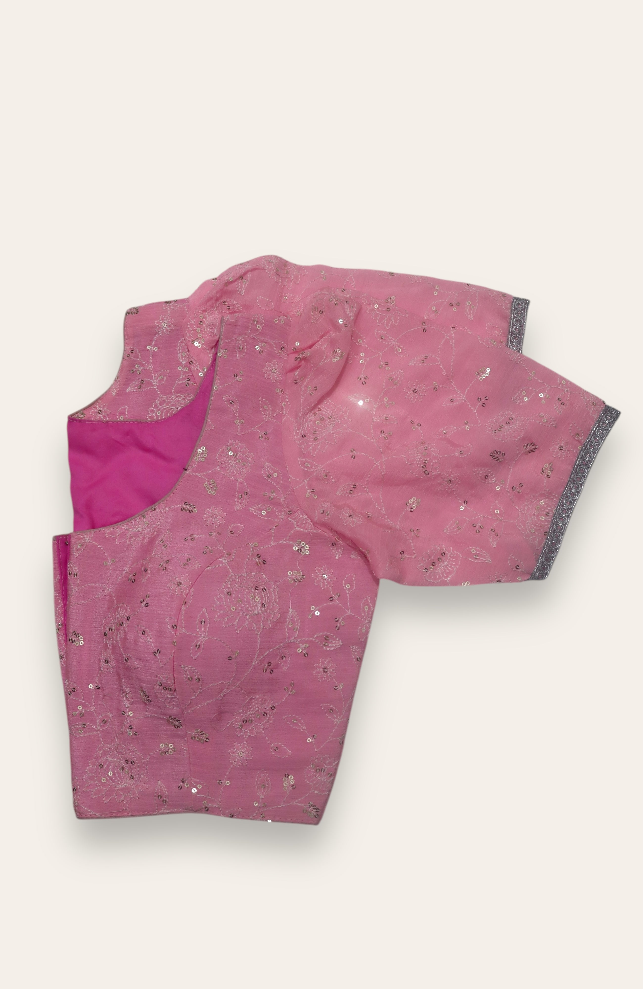 FANCY READYMADE BLOUSE - BABY PINK