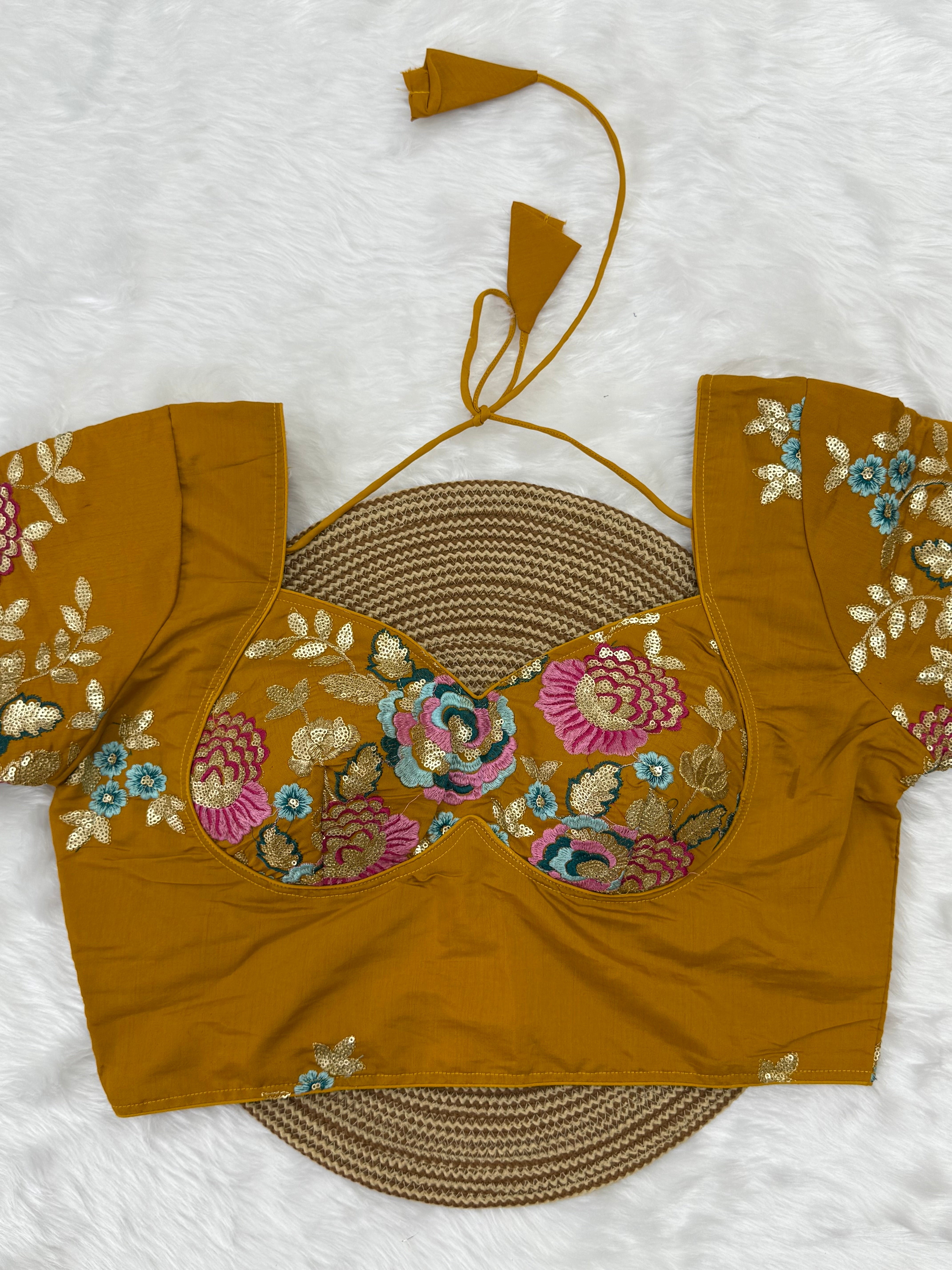 DESIGNER EMBRO-SEQUIN WORK BLOUSE