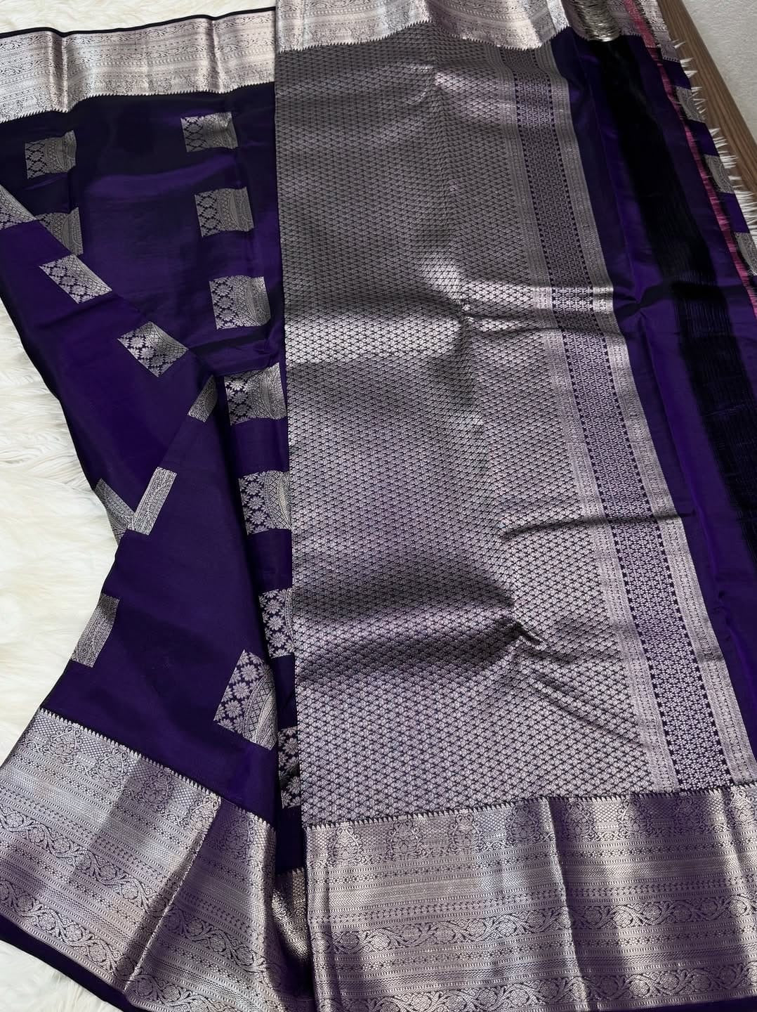 KANCHIPURAM PURE SILK SAREE | SILKMARK® CERTIFIED - PURPLE
