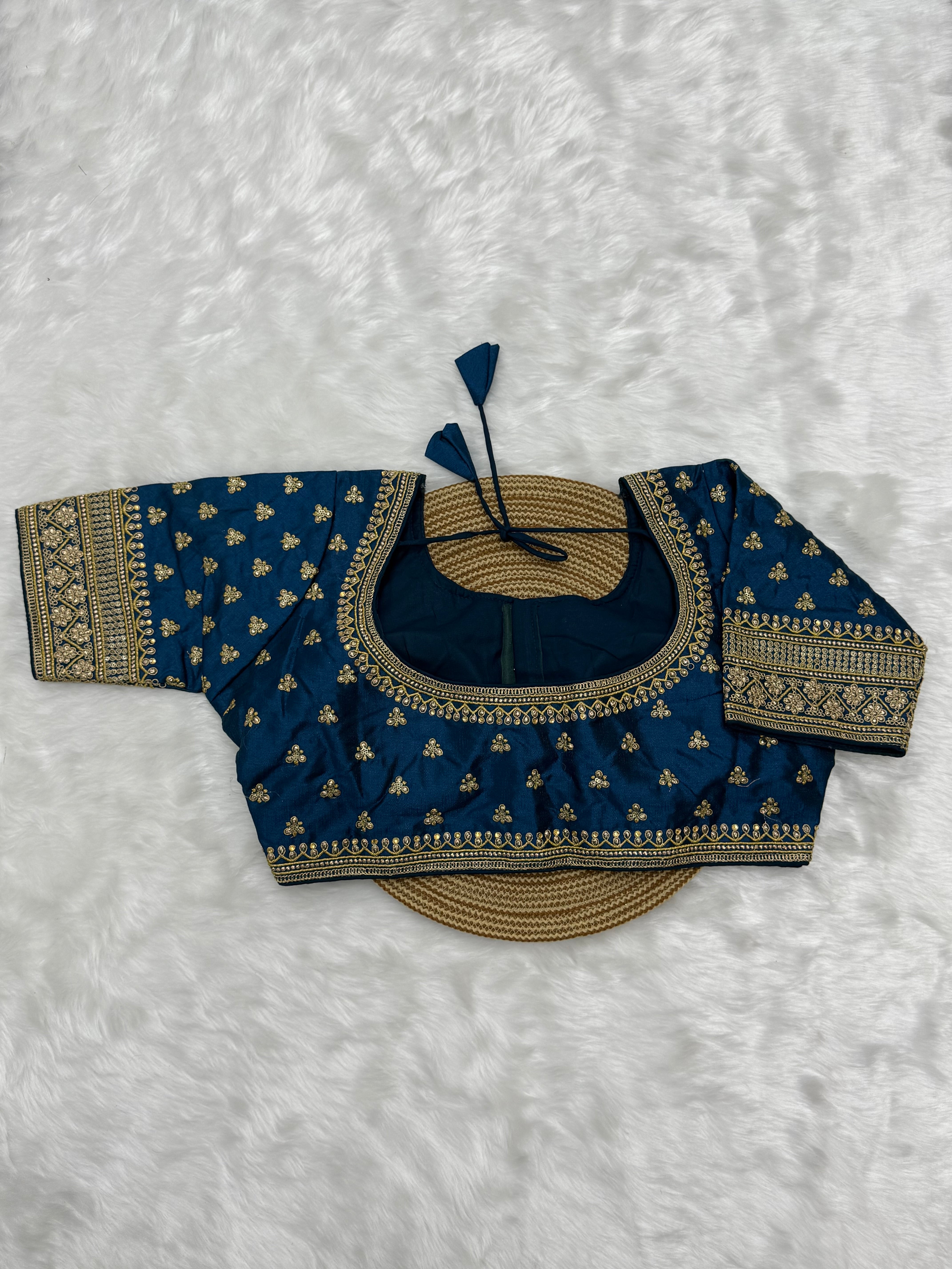 AARI WORK BRIDAL SAREE BLOUSE