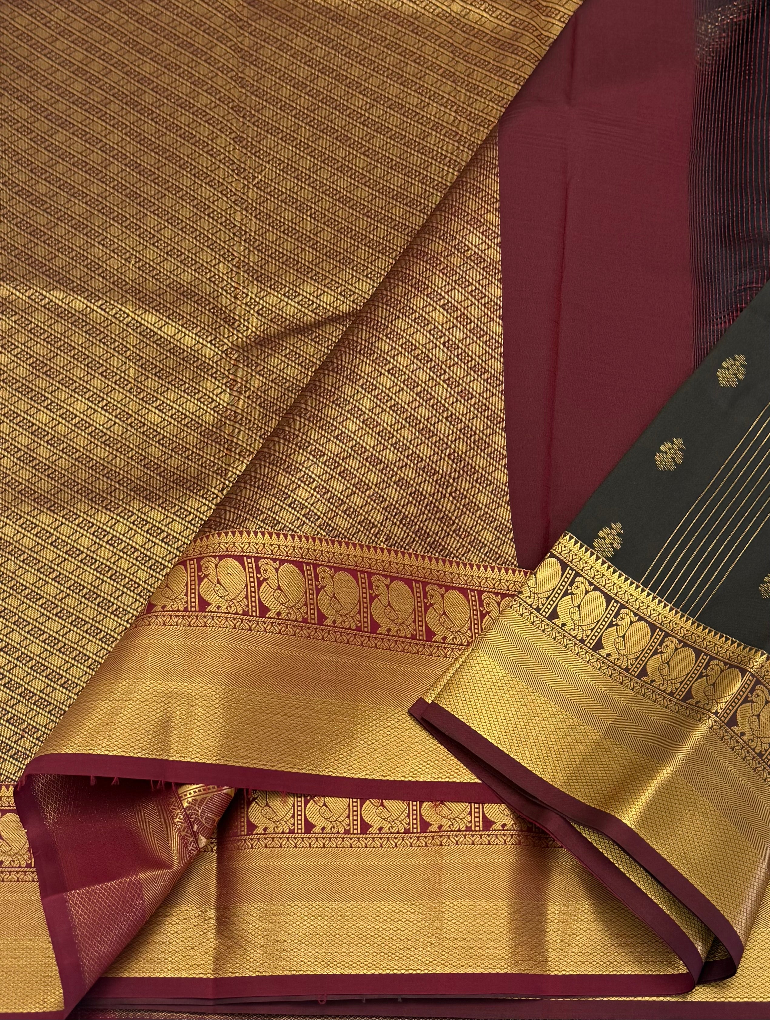 KARUNYA'S SPECIAL SOFT SILK SAREE -BROWN