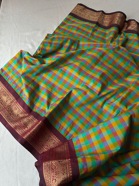 PREMIUM VARNAM-CASSATA PAALUM PAZHAMUM SAREE