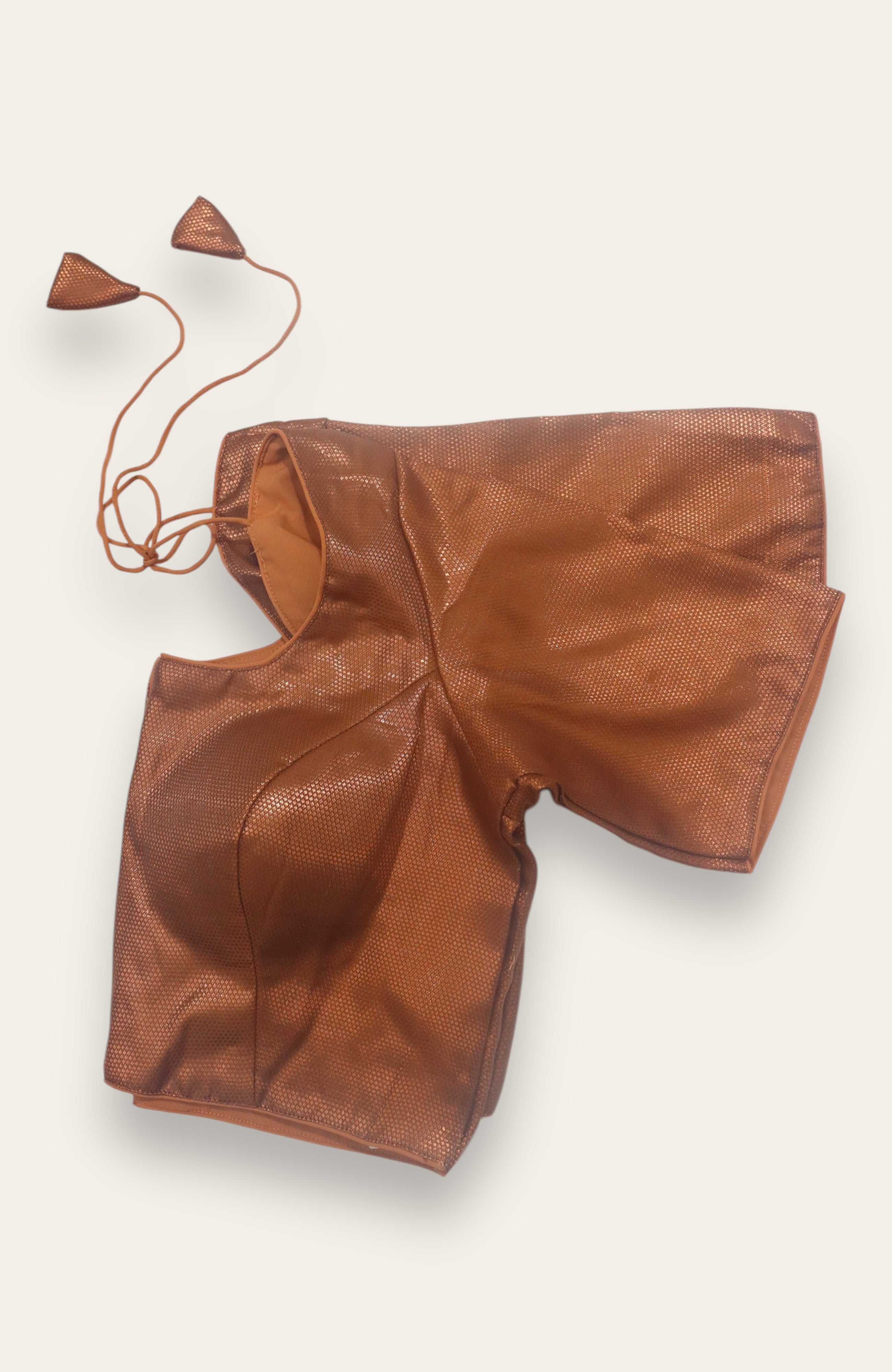 DESIGNER READYMADE BLOUSE - COPPER