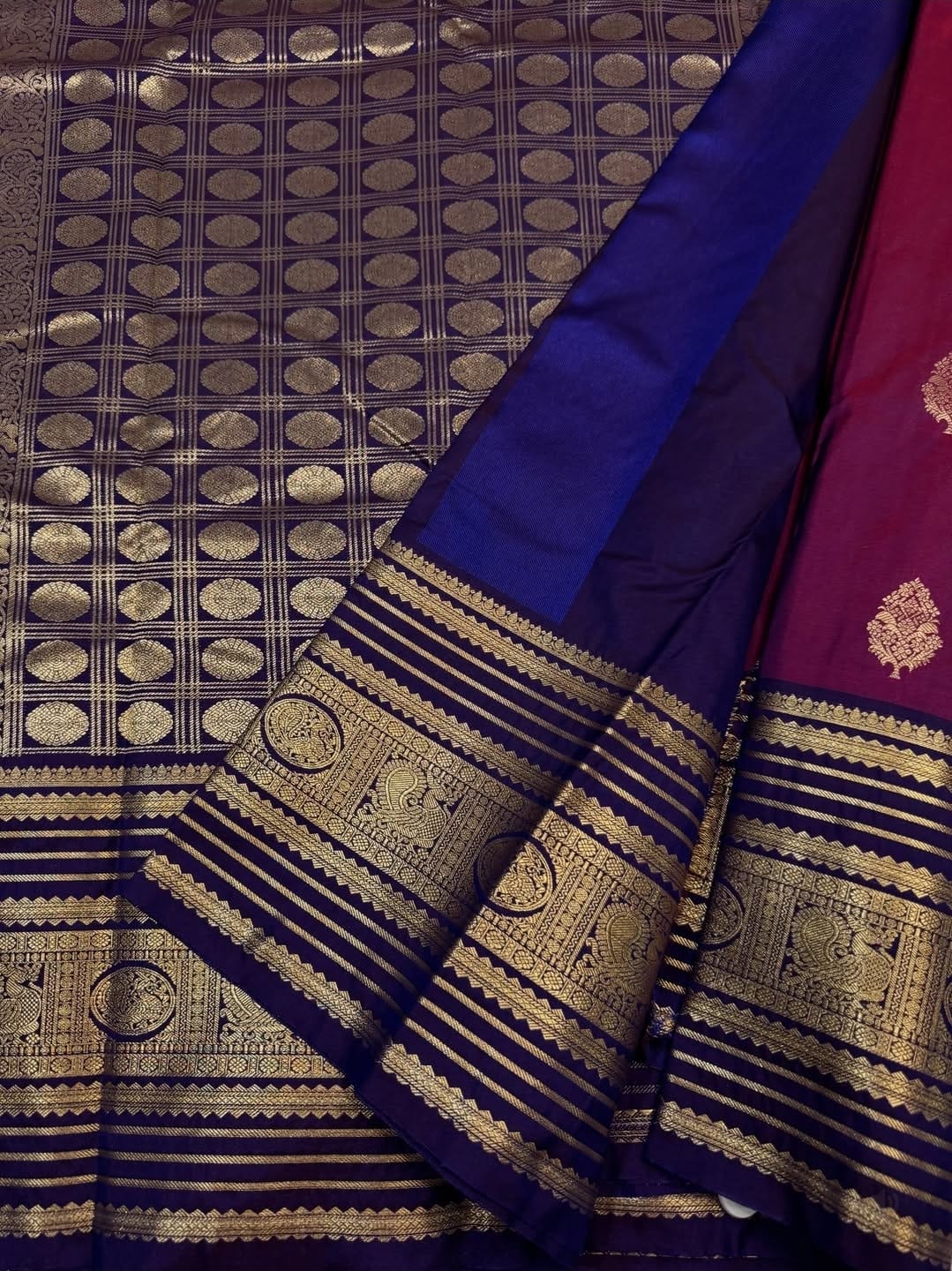 PREMIUM SEMI KANCHI SILK SAREE - ORCHID PURPLE