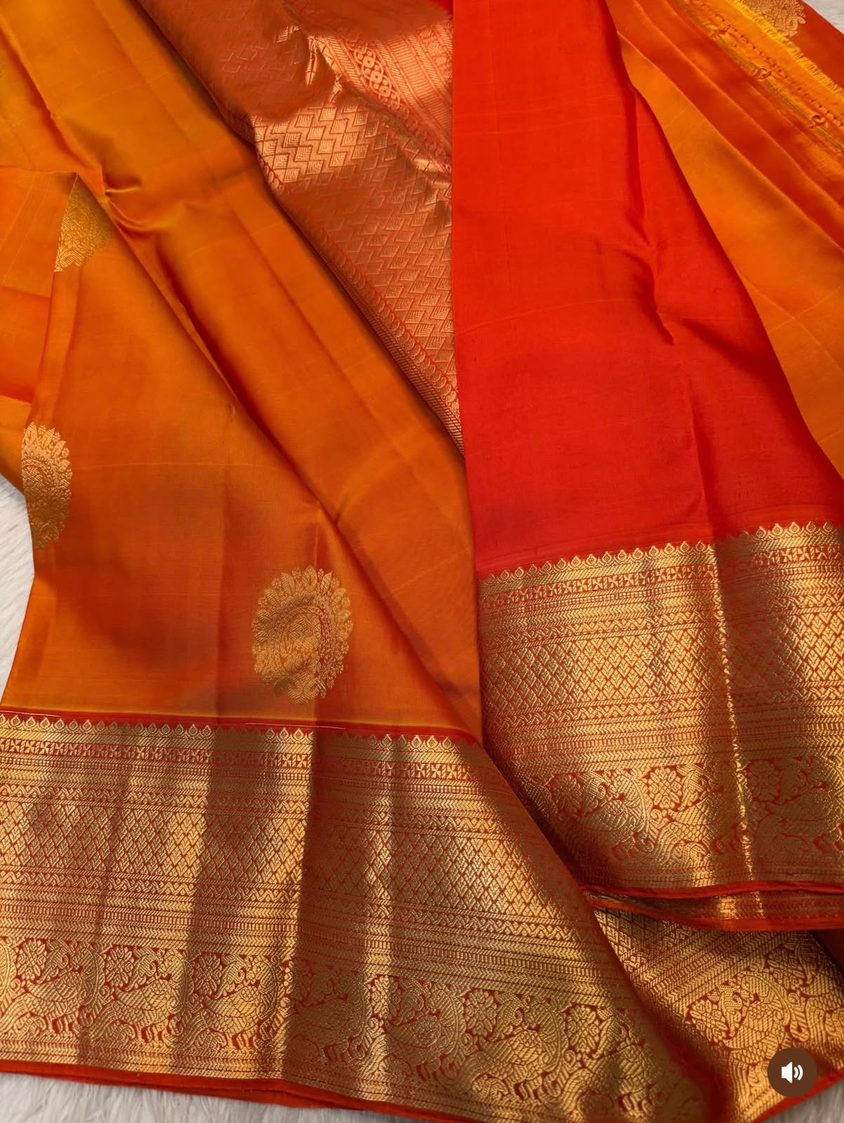 KANCHIPURAM PURE SILK SAREE | SILKMARK® CERTIFIED - MANGO YELLOW