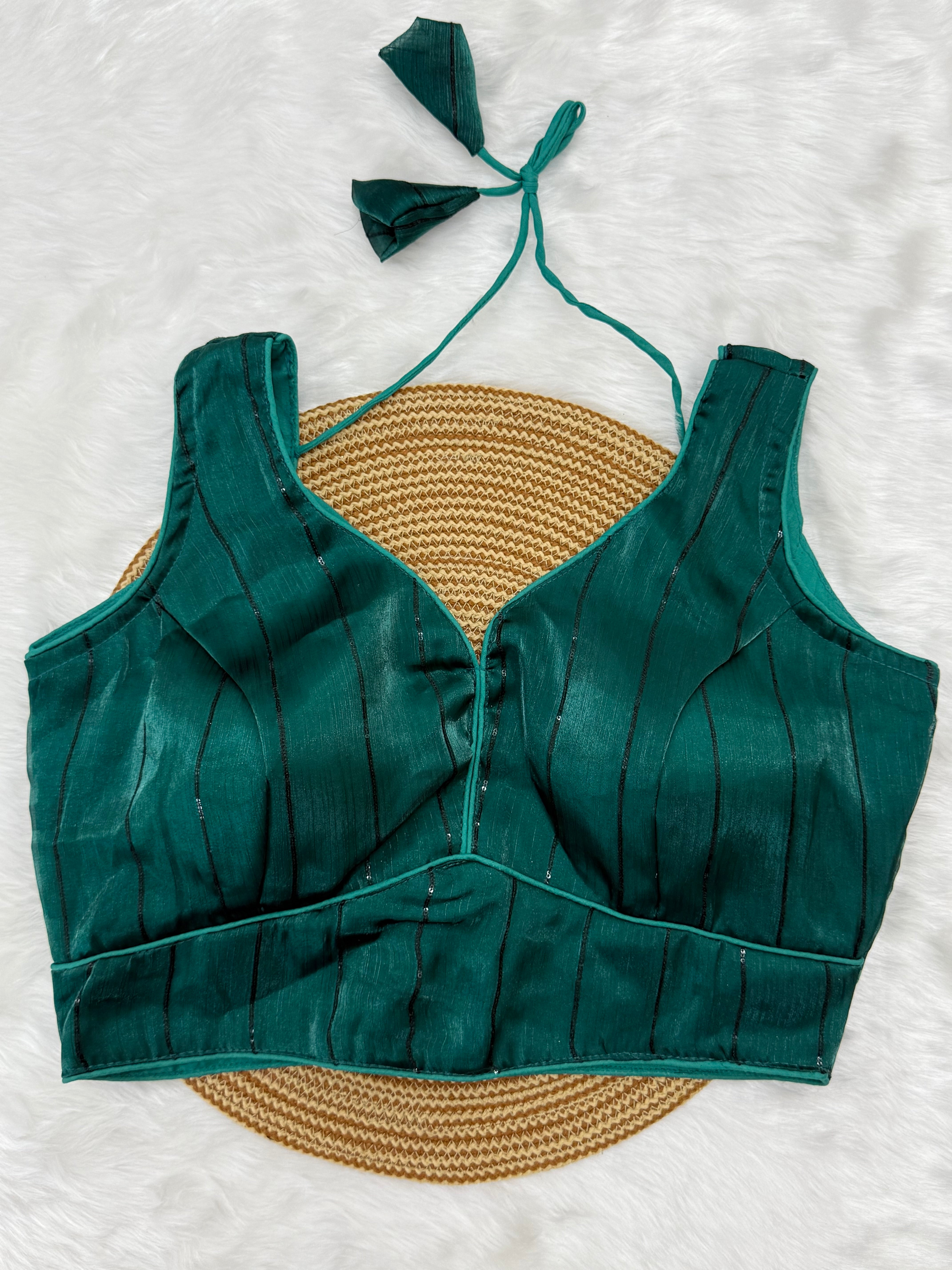 FANCY READYMADE SLEEVELESS BLOUSE