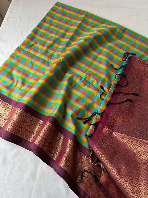 PREMIUM VARNAM-CASSATA PAALUM PAZHAMUM SAREE