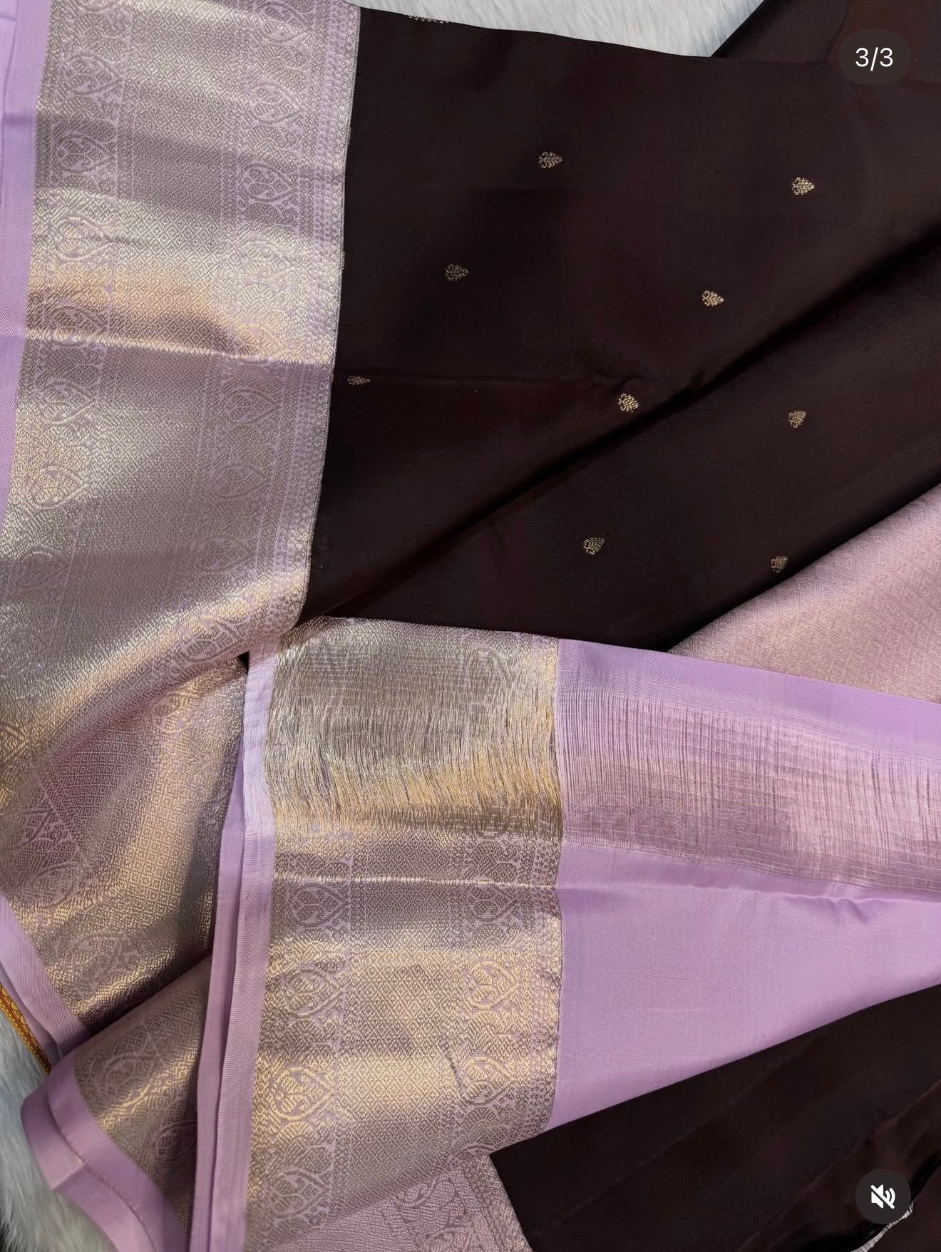 KANCHIPURAM PURE SILK SAREE | SILKMARK® CERTIFIED - BROWN