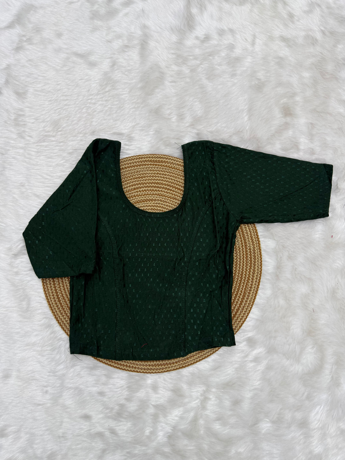DESIGNER STRETCHABLE BLOUSE - GREEN