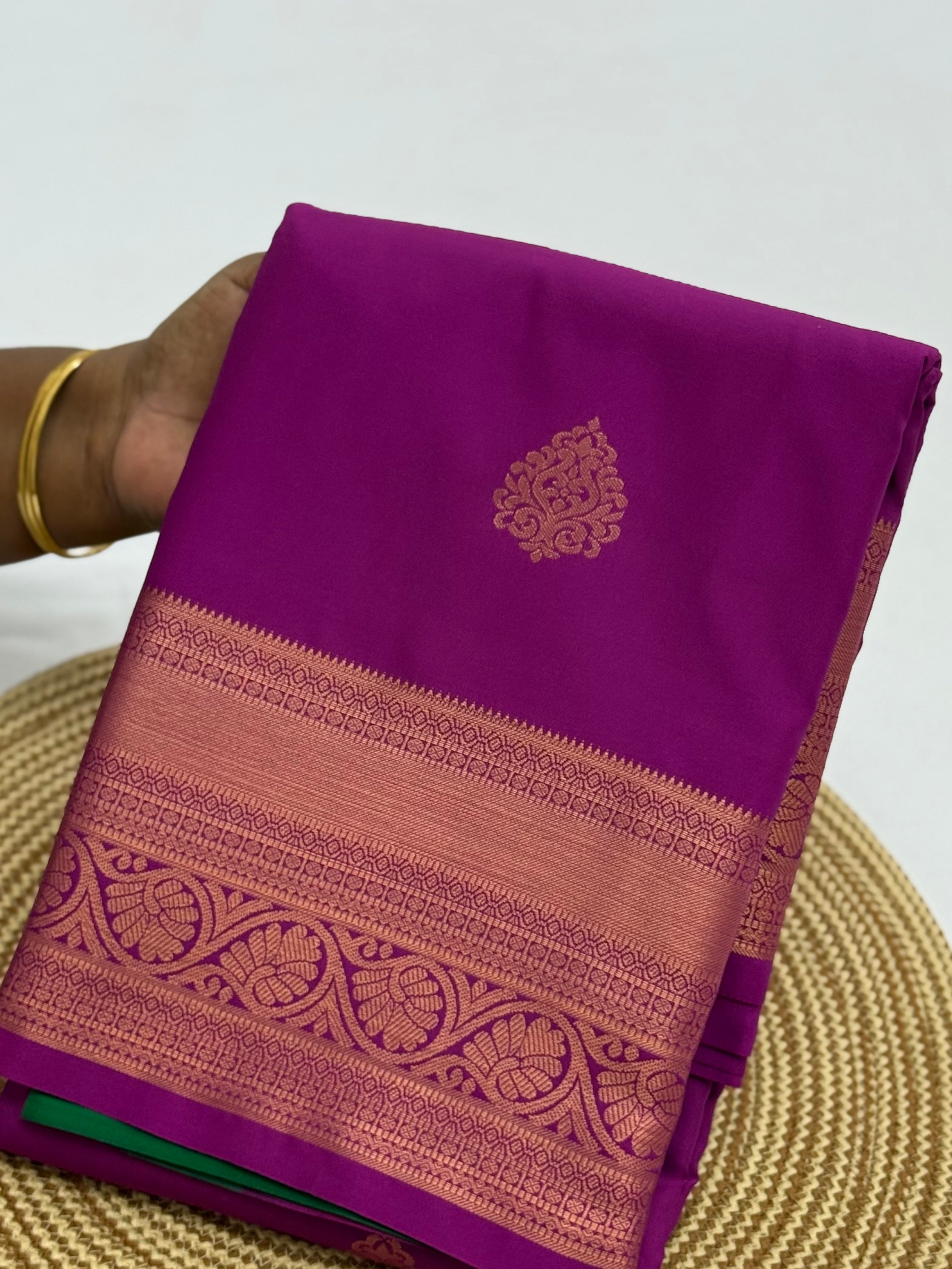 PREMIUM SEMI KANCHI SILK SAREE - FANDANGO
