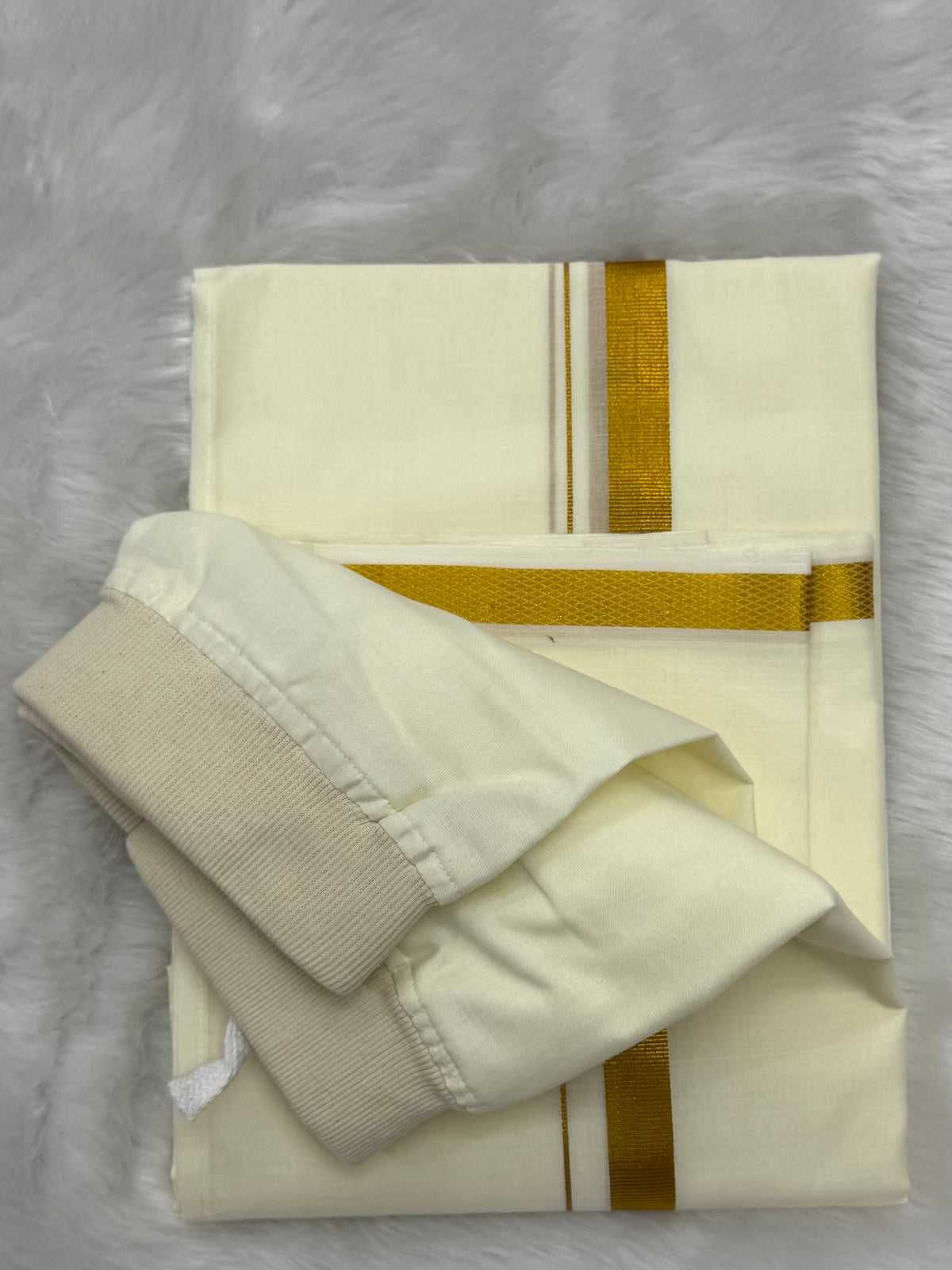 INSTA DHOTI FOR MEN - CREAM | READY-TO-WEAR DHOTI IN 5 SECONDS