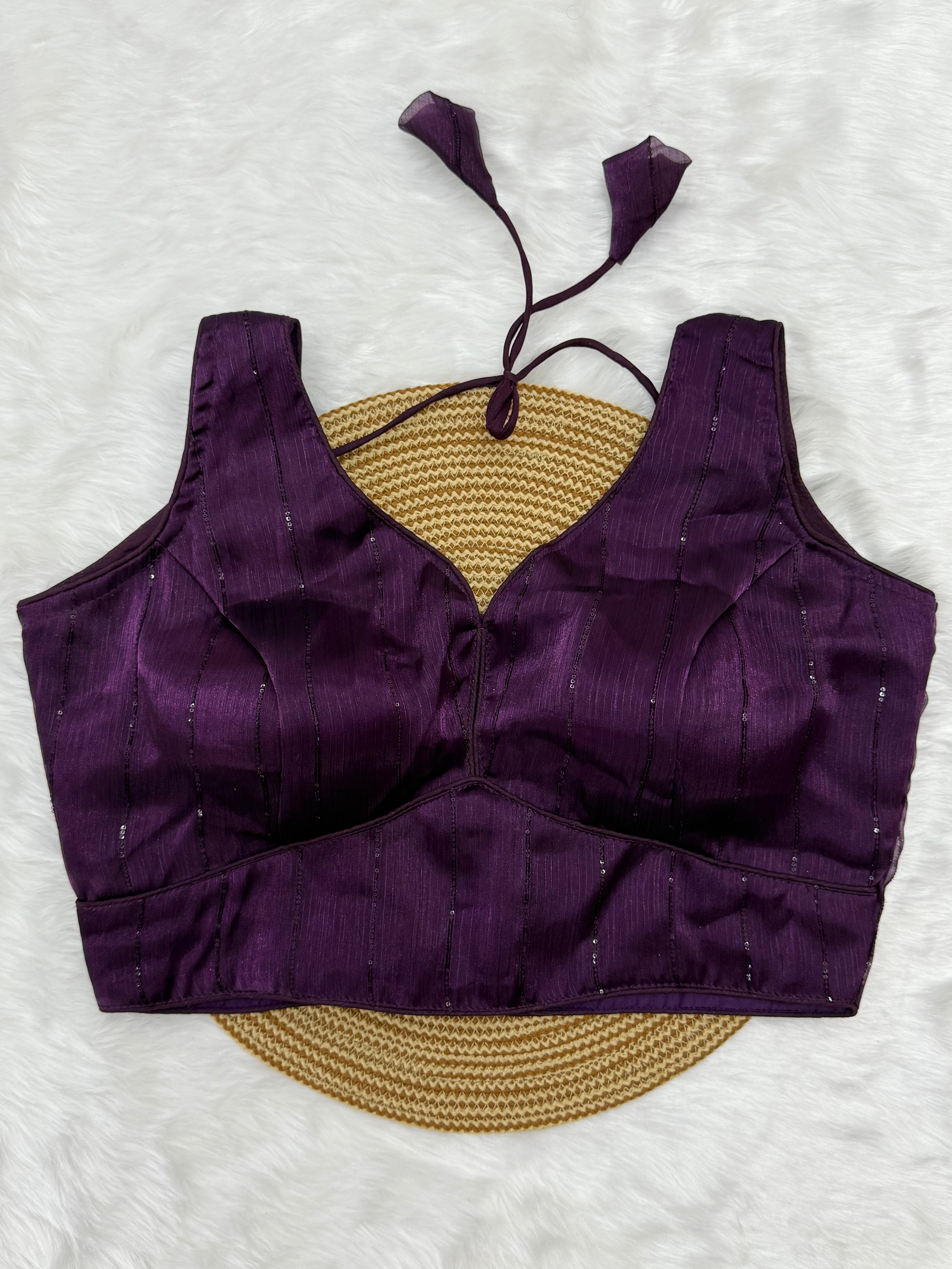FANCY READYMADE SLEEVELESS BLOUSE