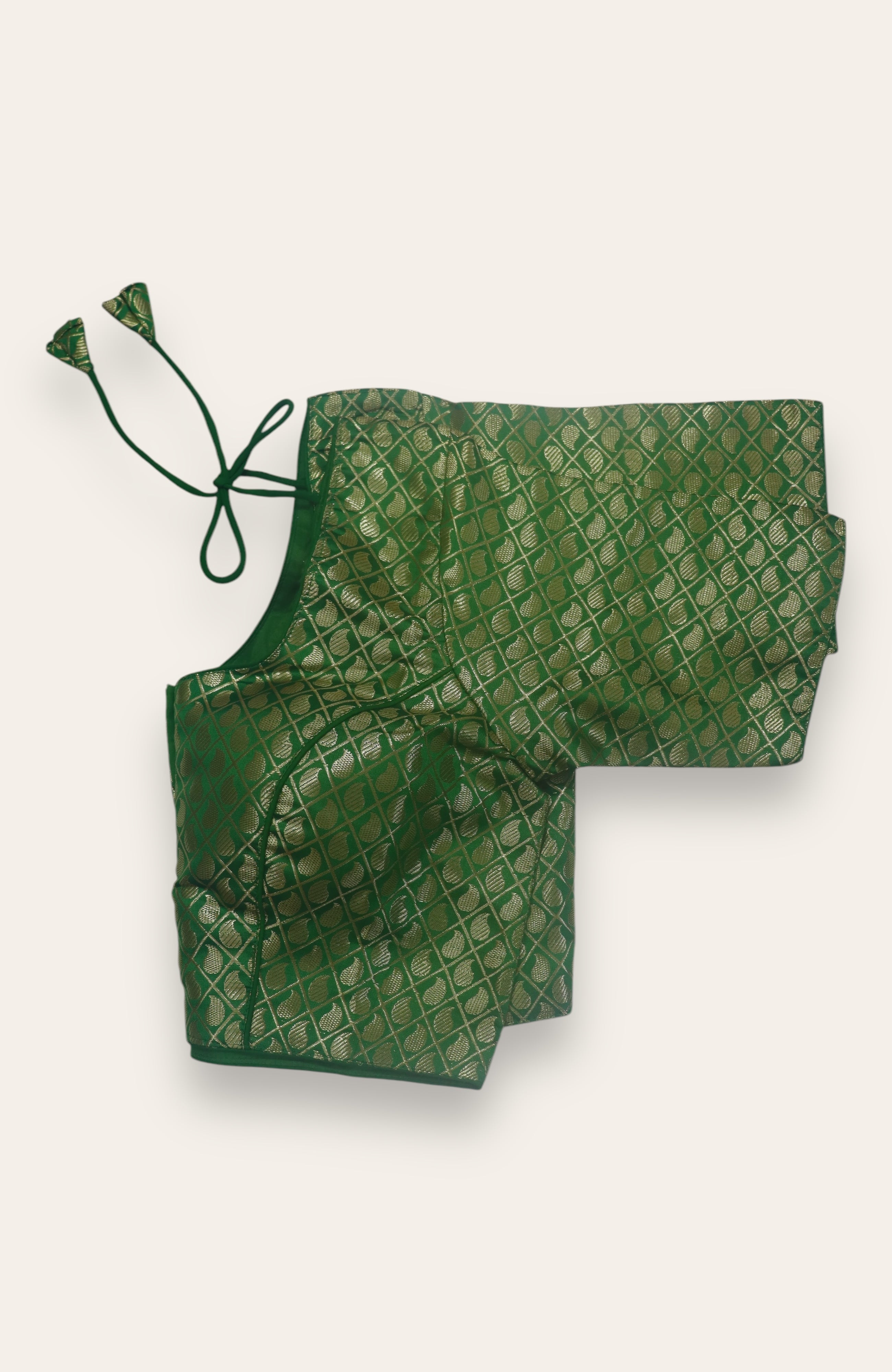 READYMADE BLOUSE - PARROT GREEN