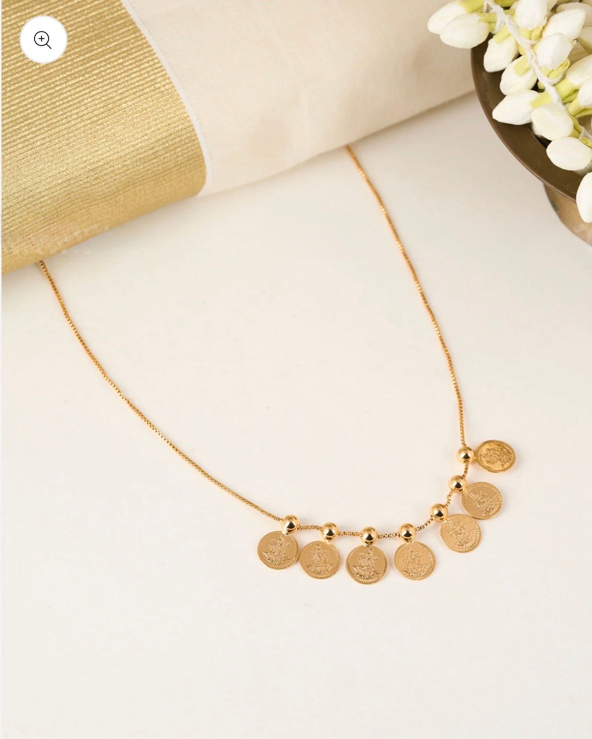 TRADITIONAL KAASU NECKLACE - GOLD