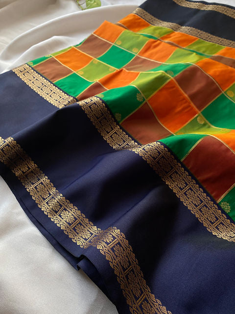 PREMIUM SUNSET GARDEN PAALUM PAZHAMUM SAREE