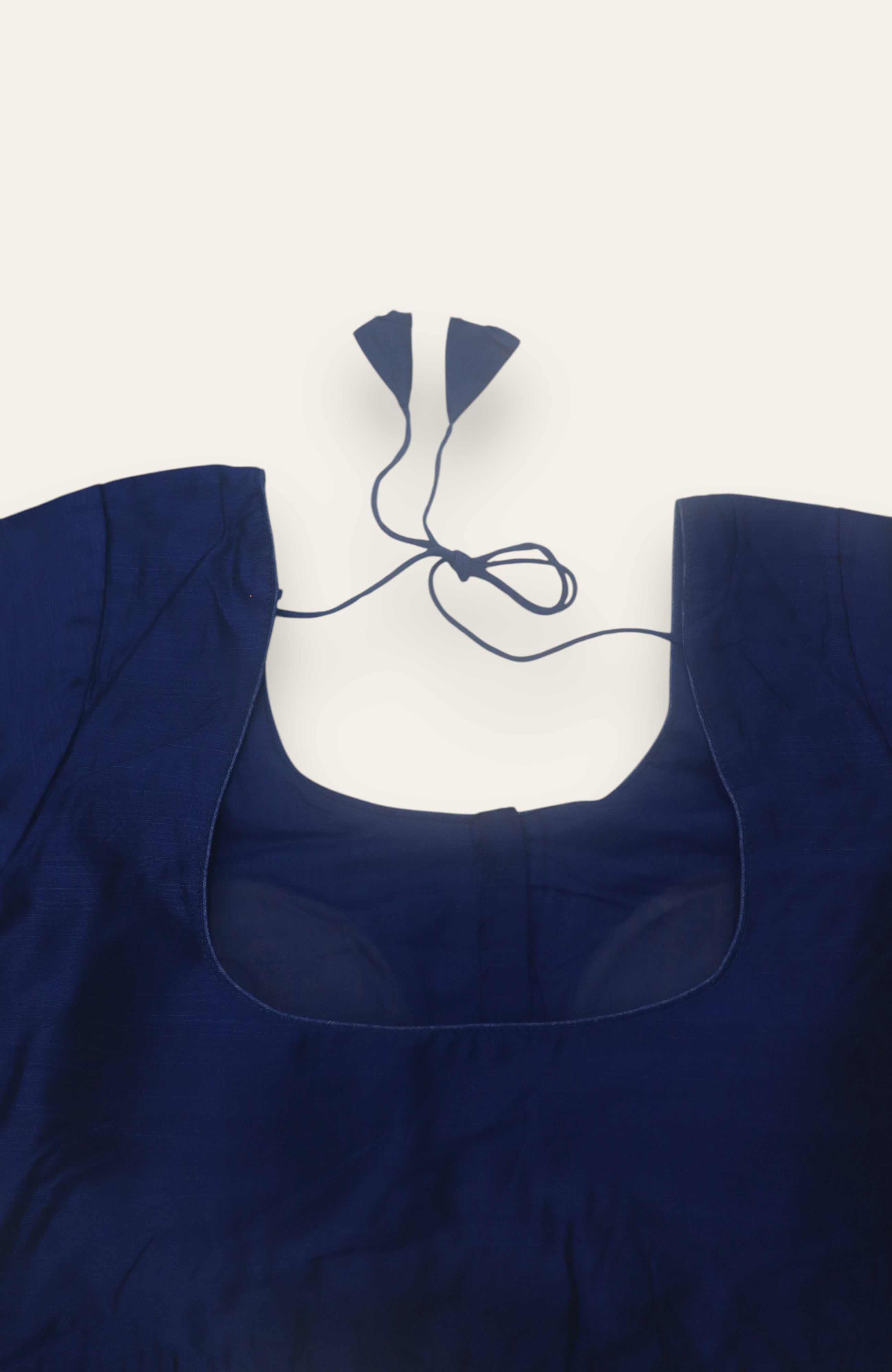 READYMADE SAREE BLOUSE - NAVY BLUE