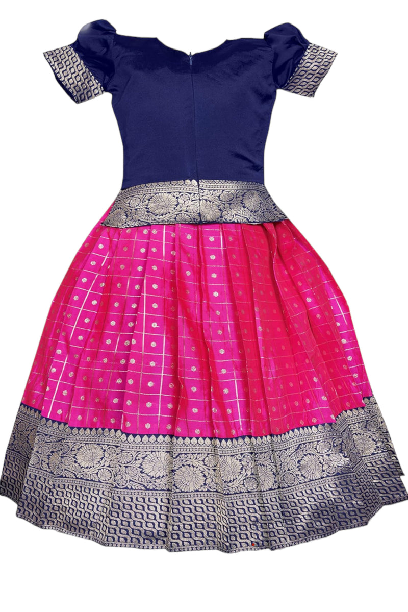 BABY GIRL'S PATTU PAVADAI/READYMADE LEHENGA CHOLI