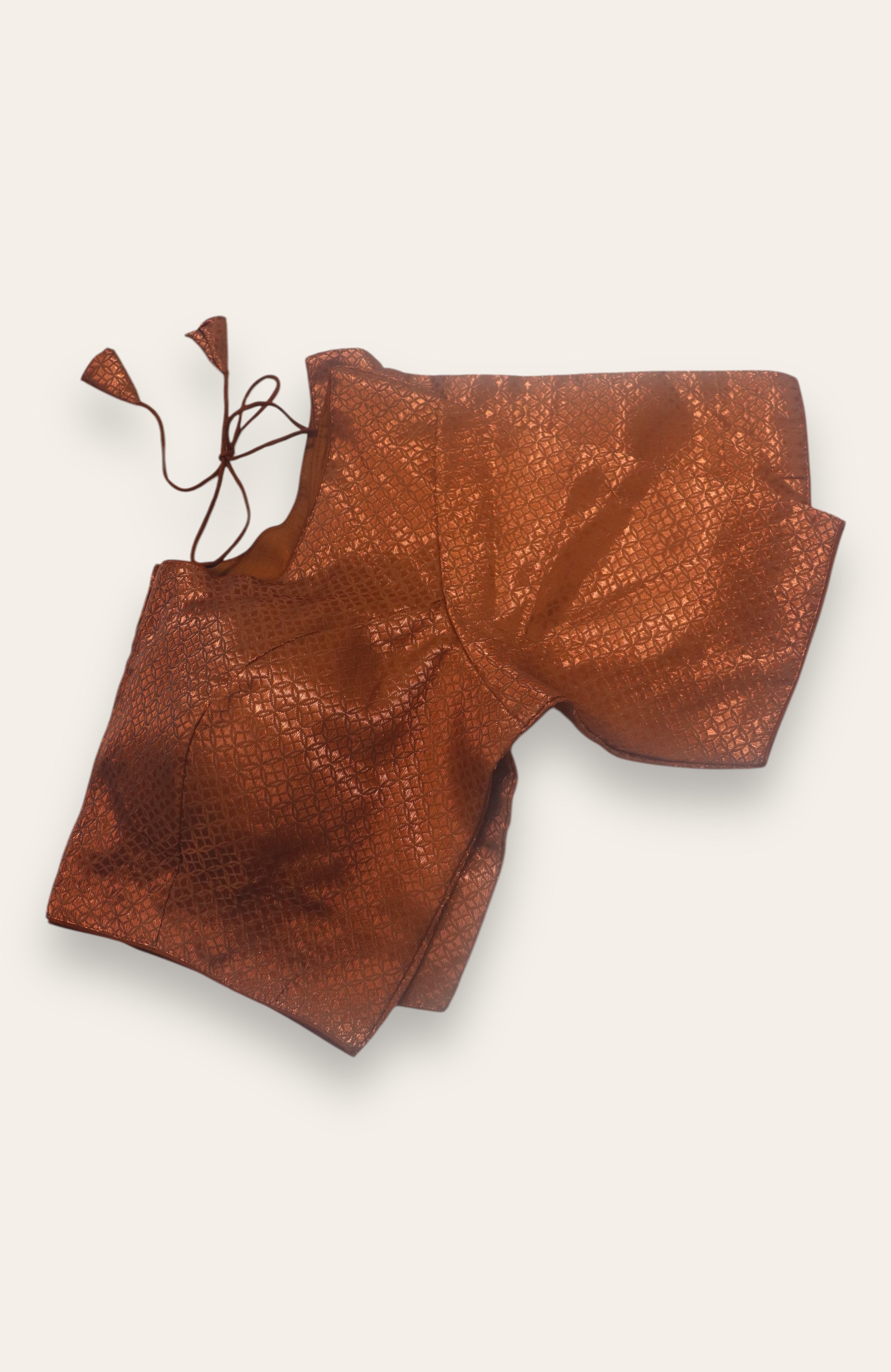 DESIGNER READYMADE BLOUSE - COPPER