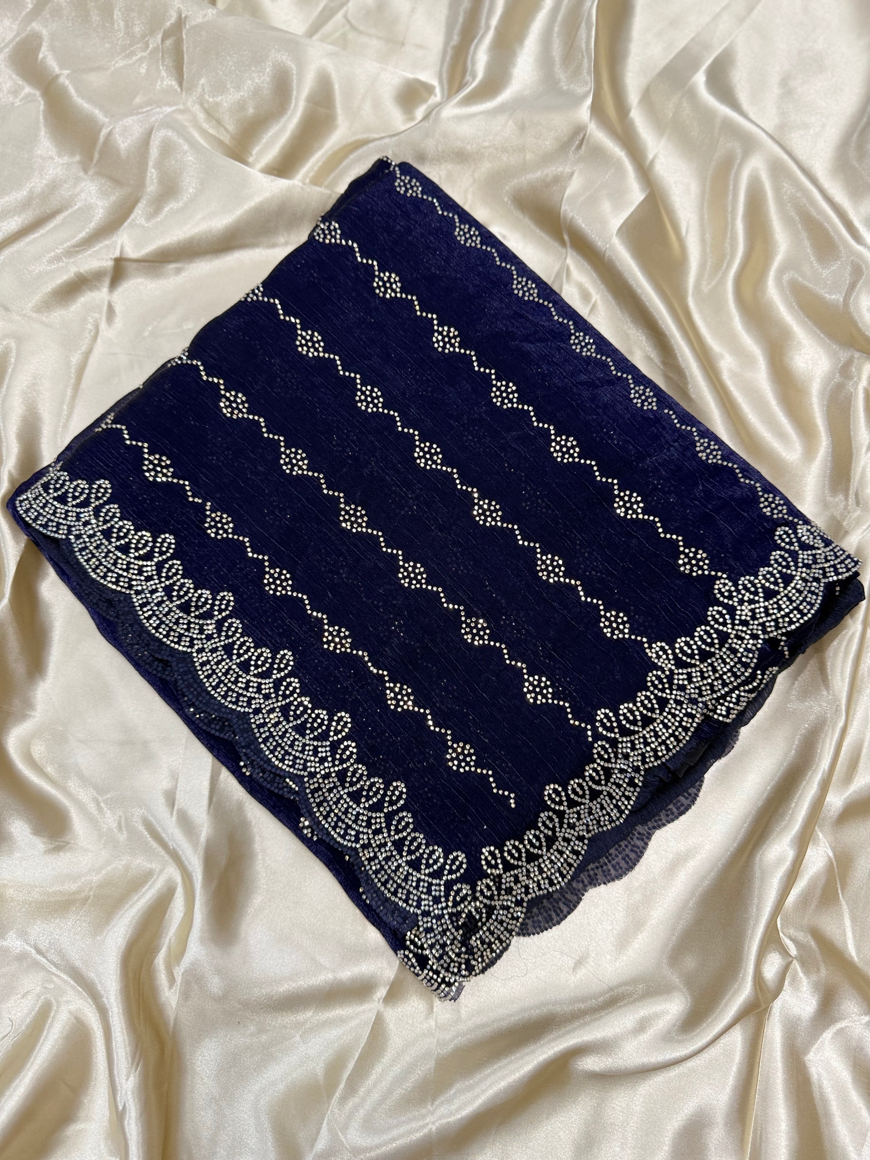 PREMIUM DESIGNER FANCY SAREE - PURPLE