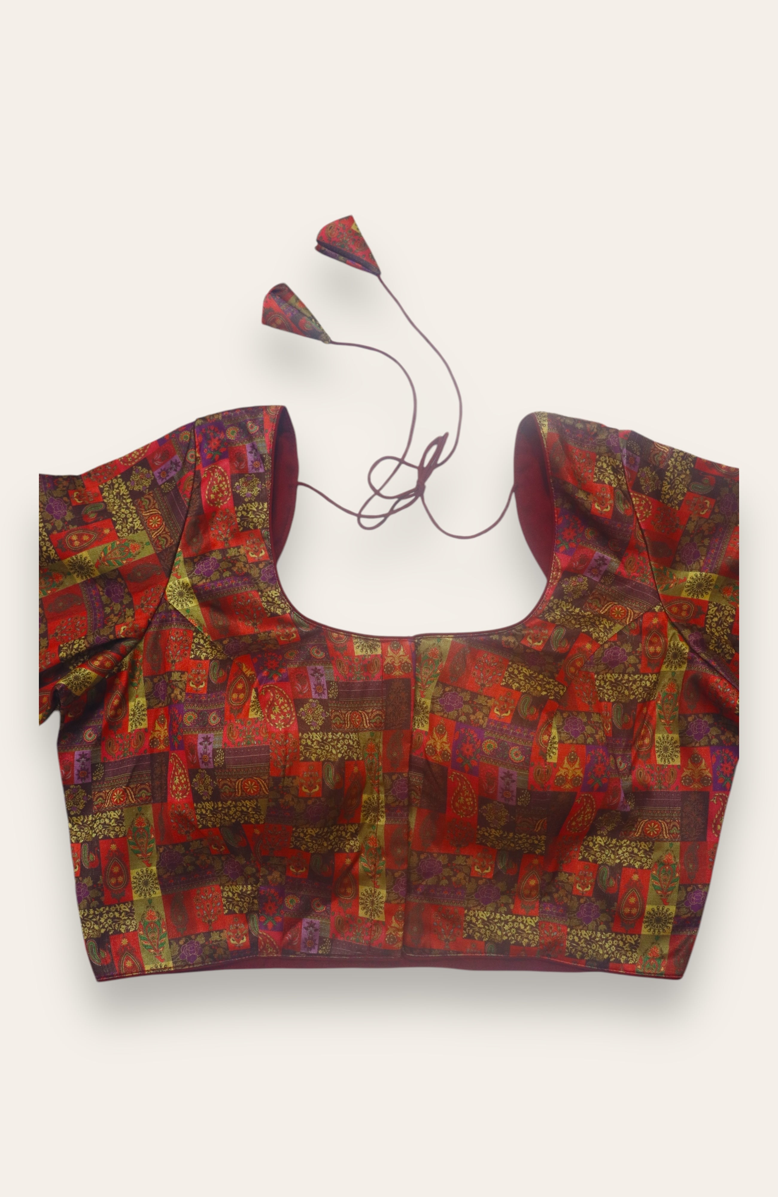 FANCY READYMADE BLOUSE - MAROON