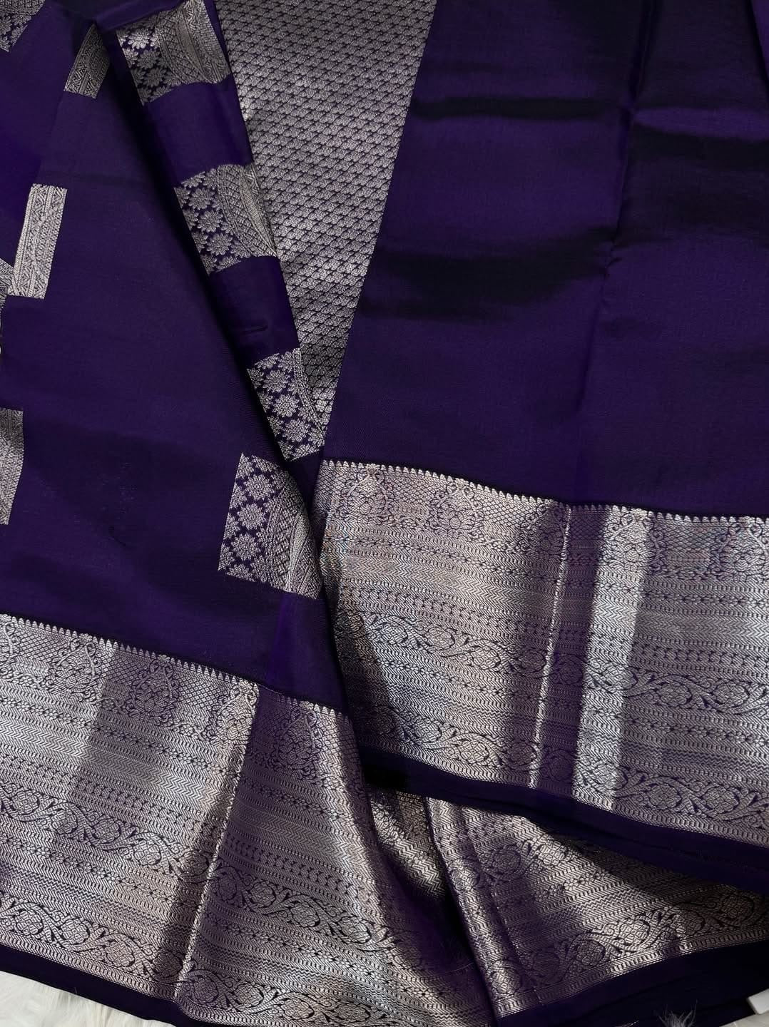 KANCHIPURAM PURE SILK SAREE | SILKMARK® CERTIFIED - PURPLE