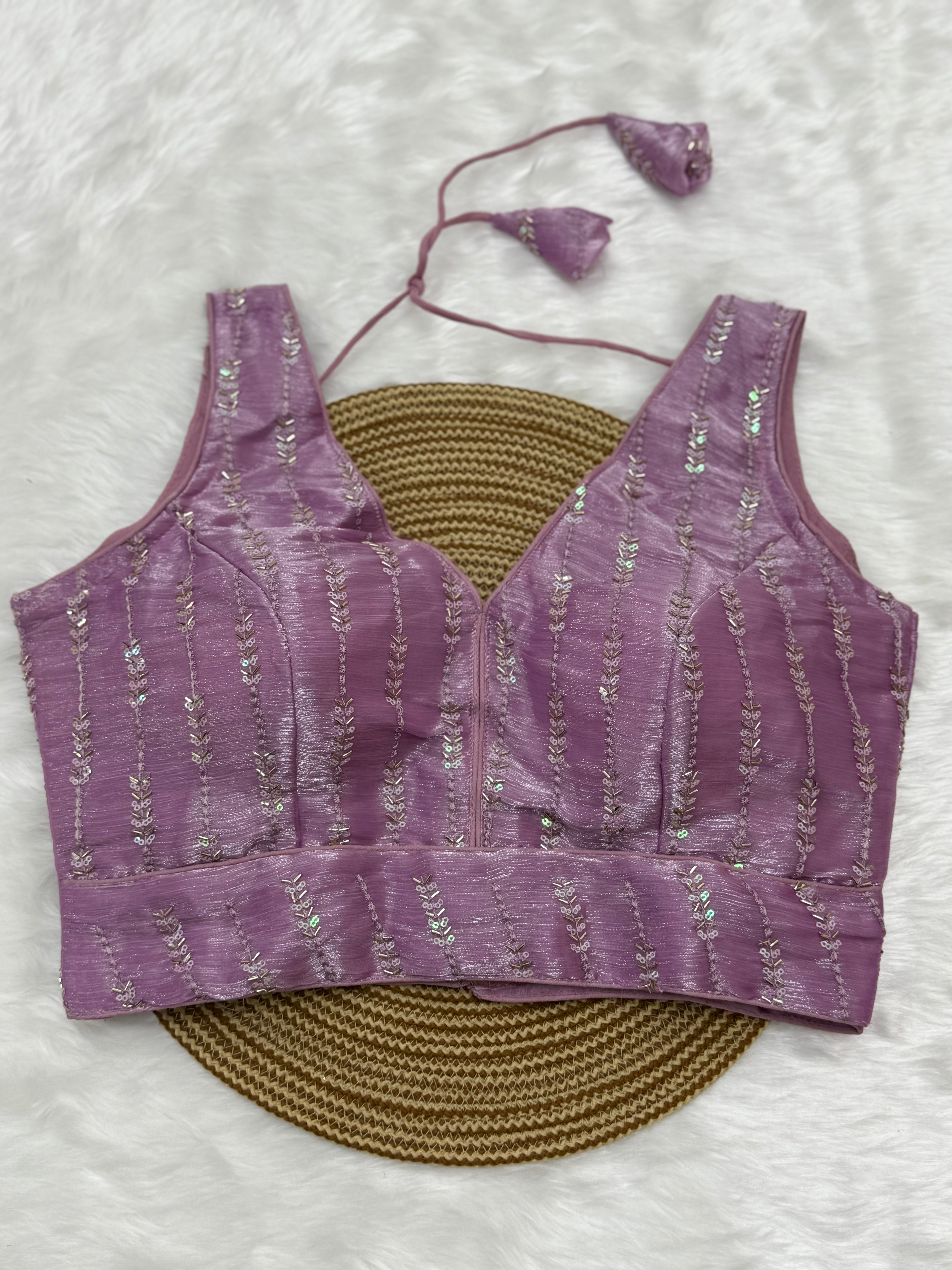 FANCY READYMADE SLEEVELESS BLOUSE
