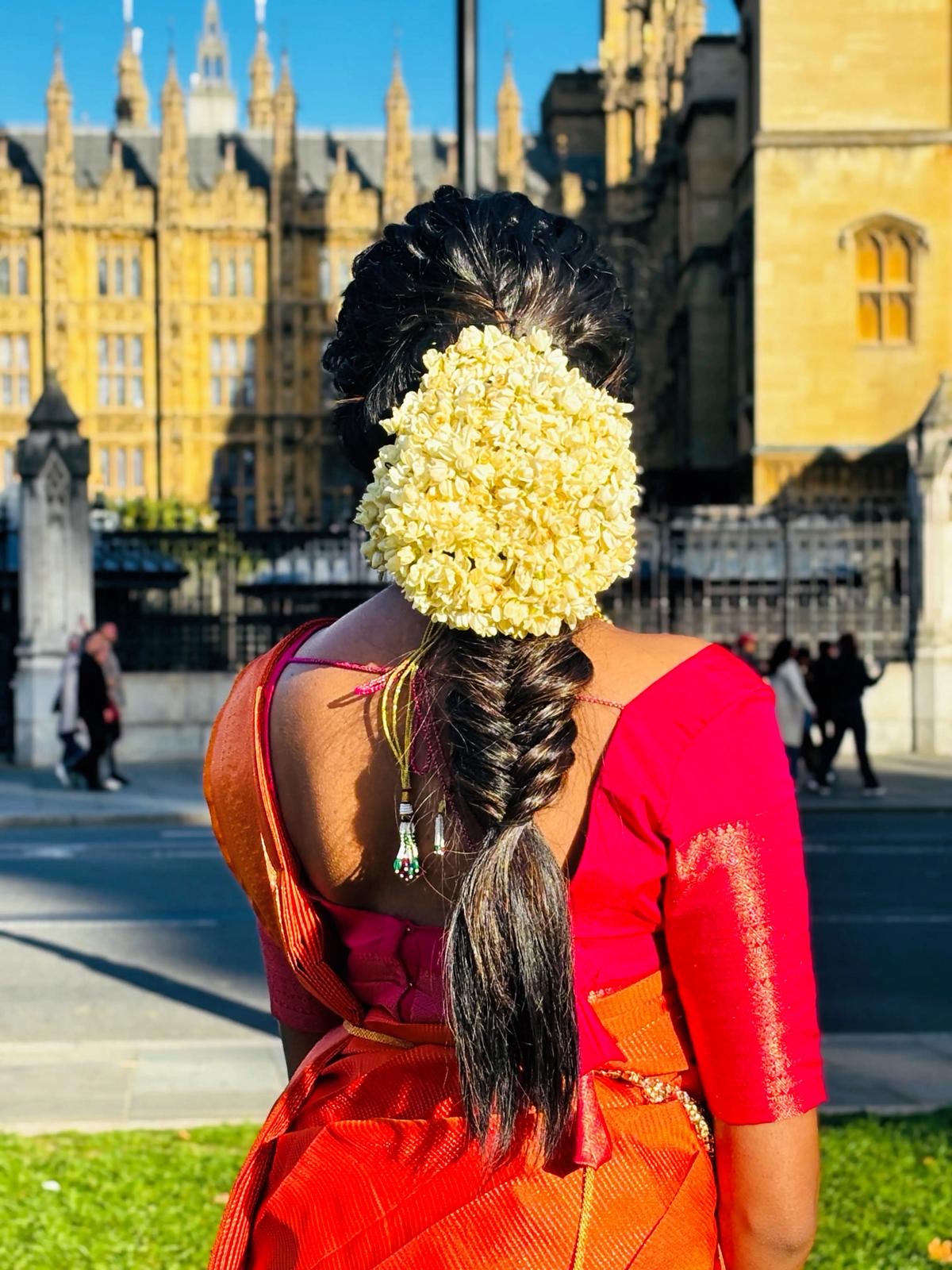 PREMIUM SEMI KANCHI SILK SAREE - ORANGE
