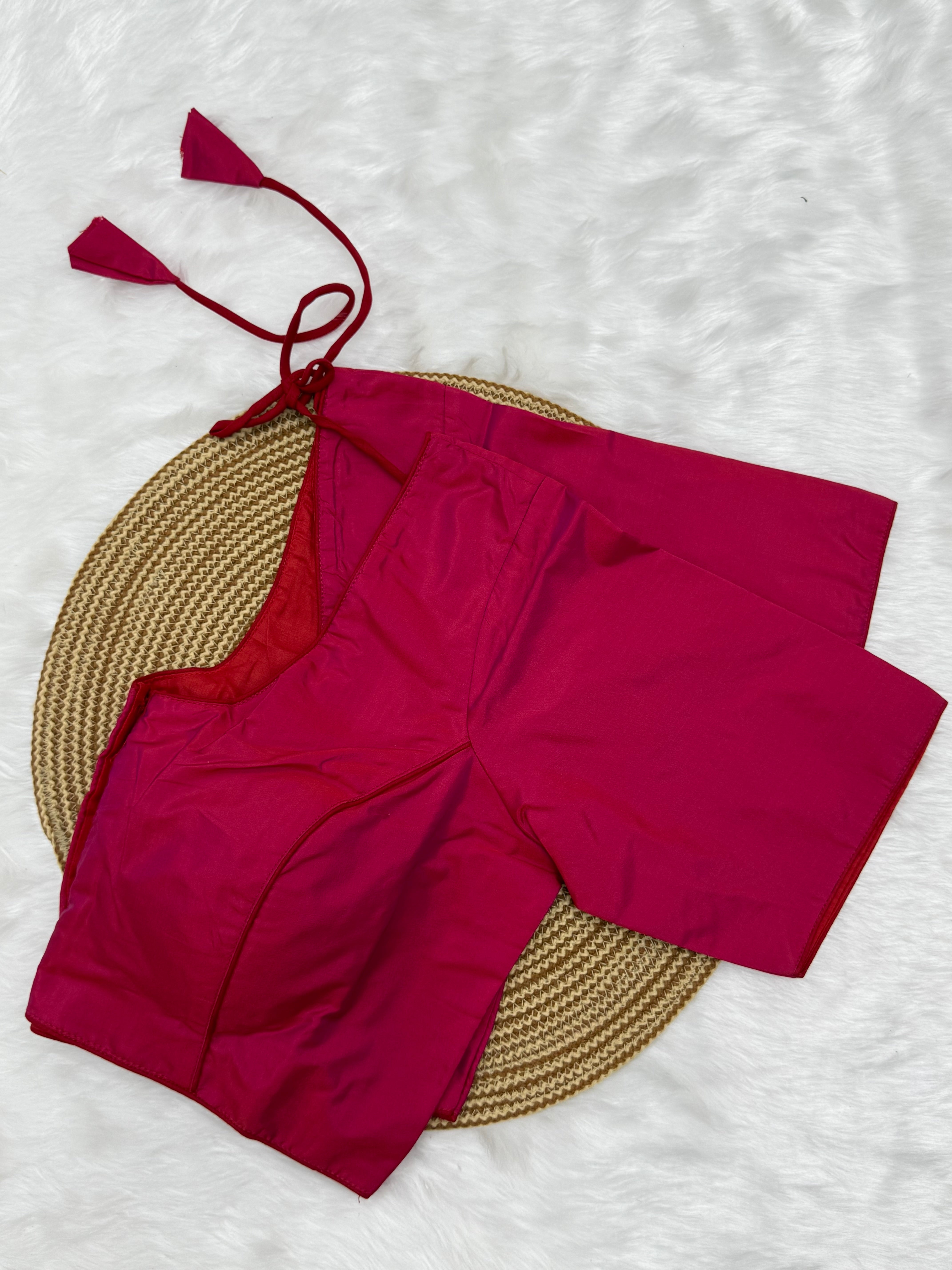 PLAIN READYMADE SAREE BLOUSE