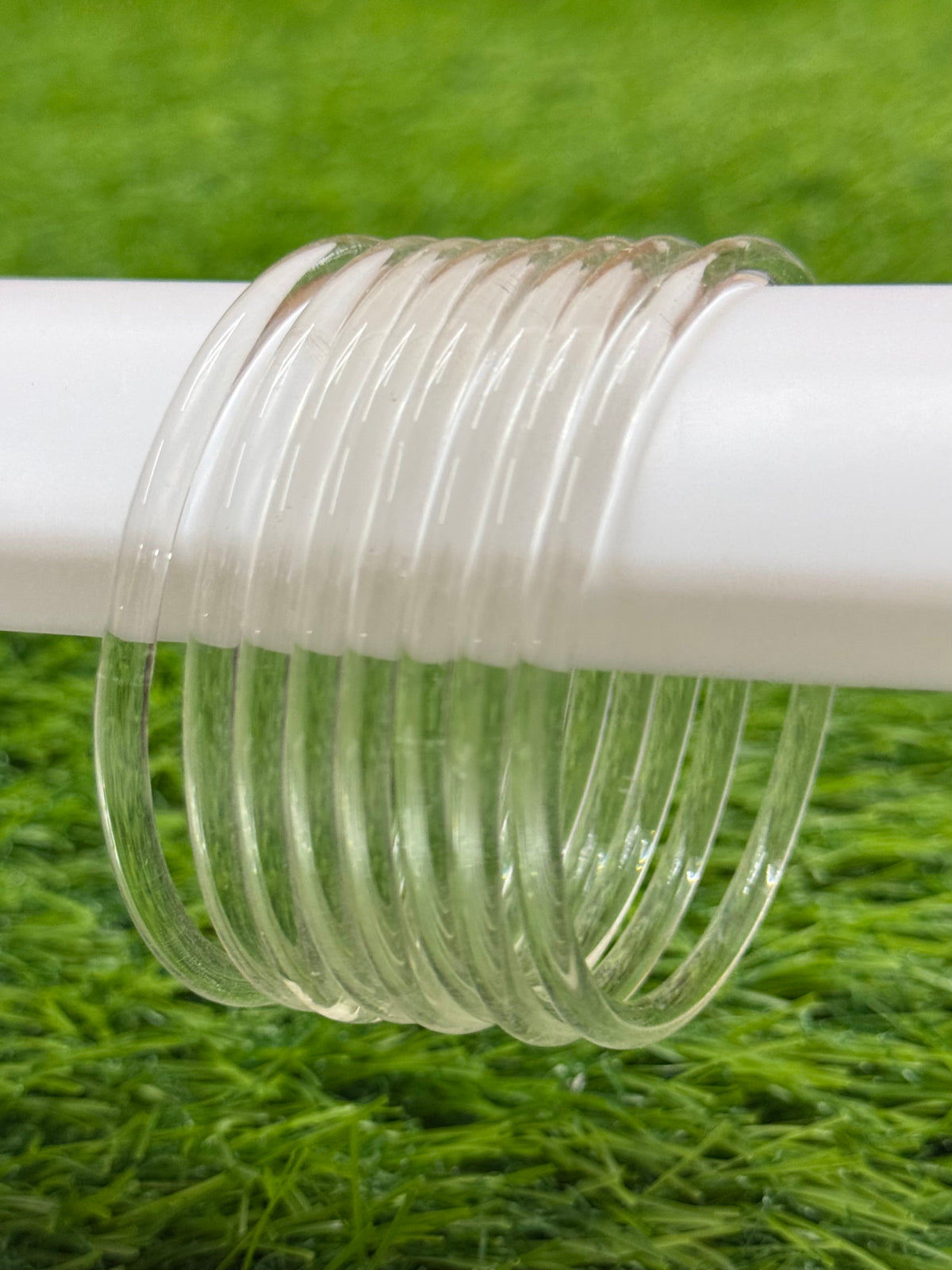 TRENDING JELLY GLASS BANGLES PACK OF 10