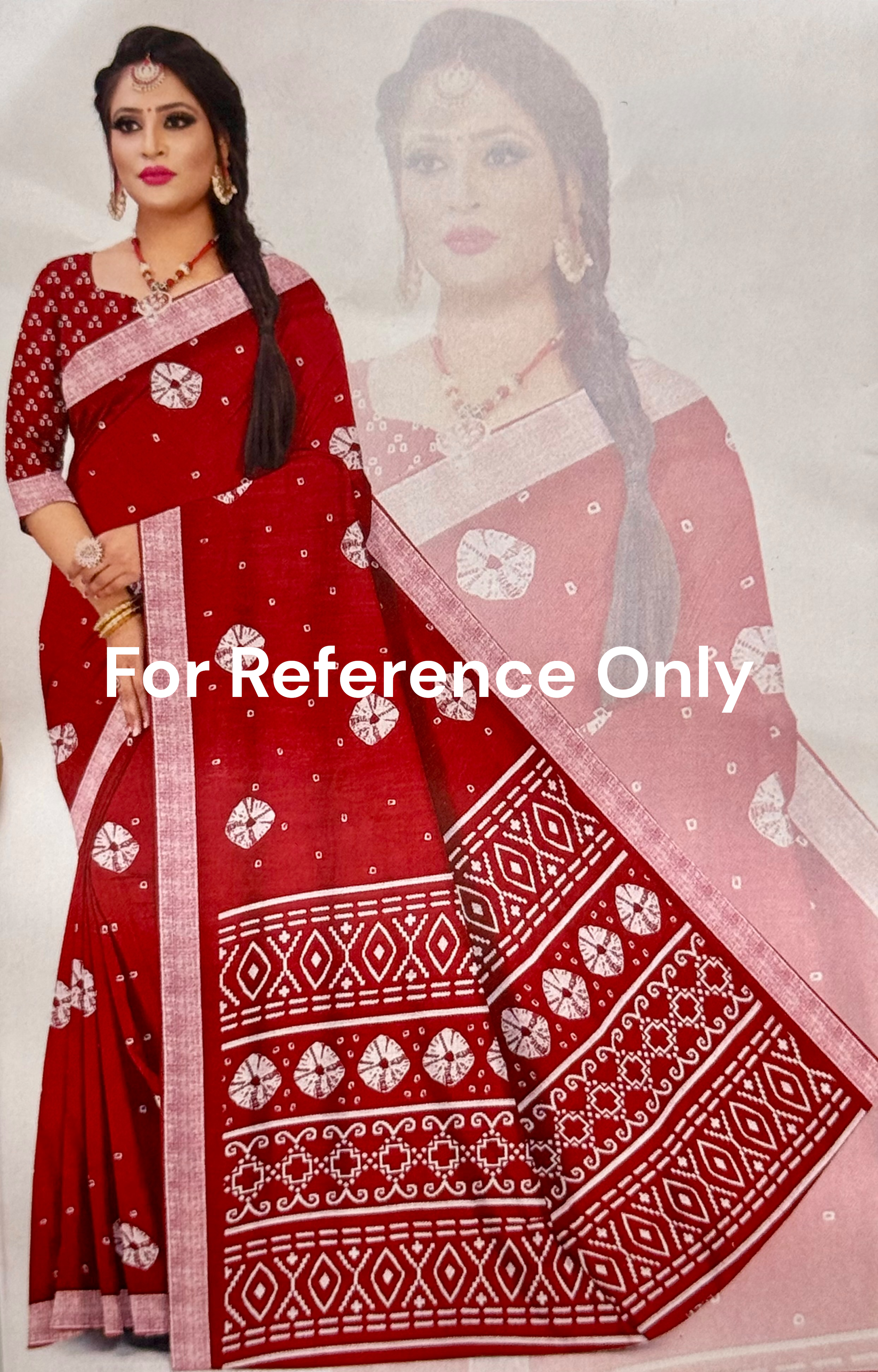 FANCY DOLLA SILK SAREE - BROWN