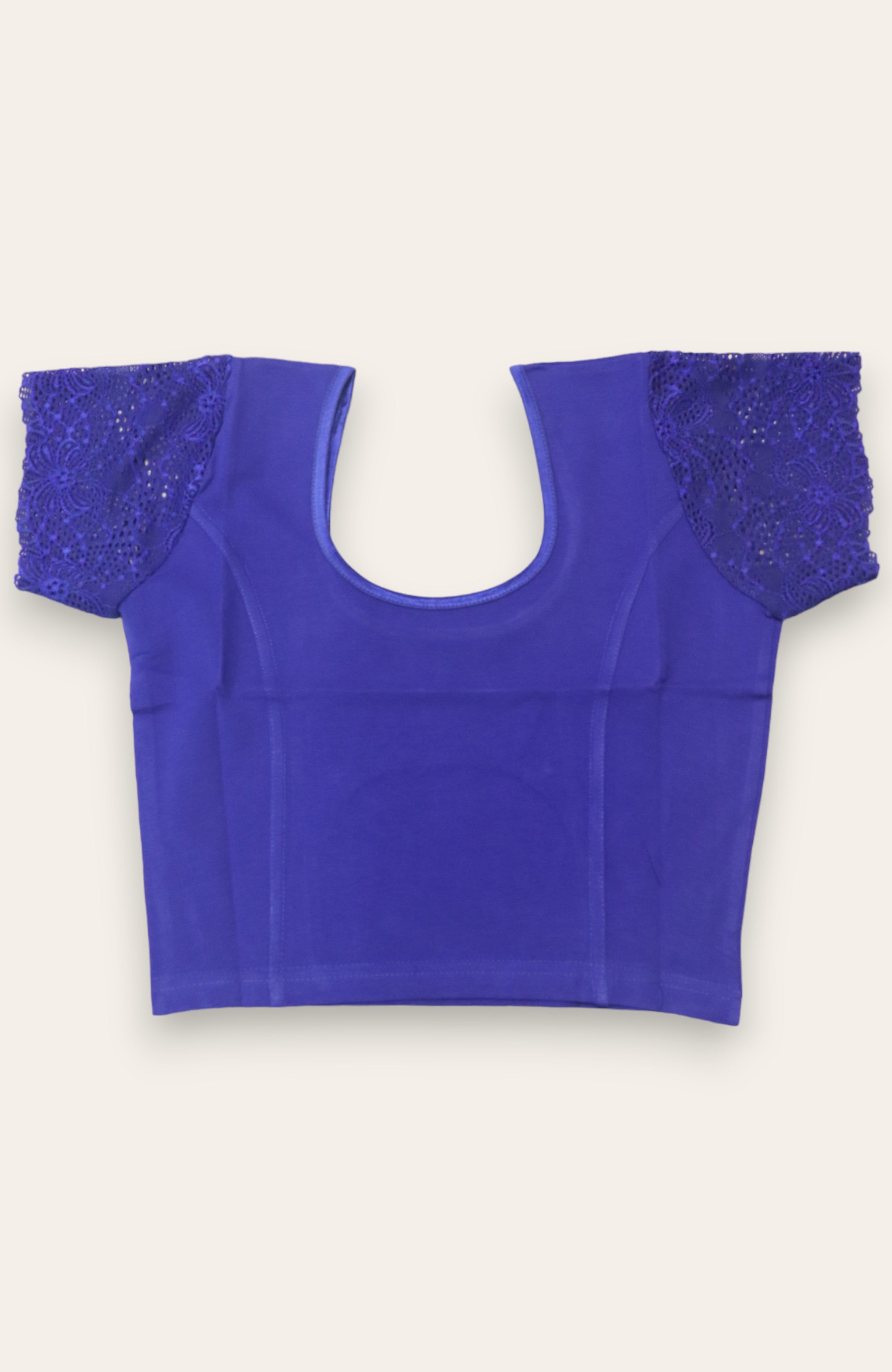 WOMEN'S DESIGNER STRETCHABLE BLOUSE - ROYAL BLUE