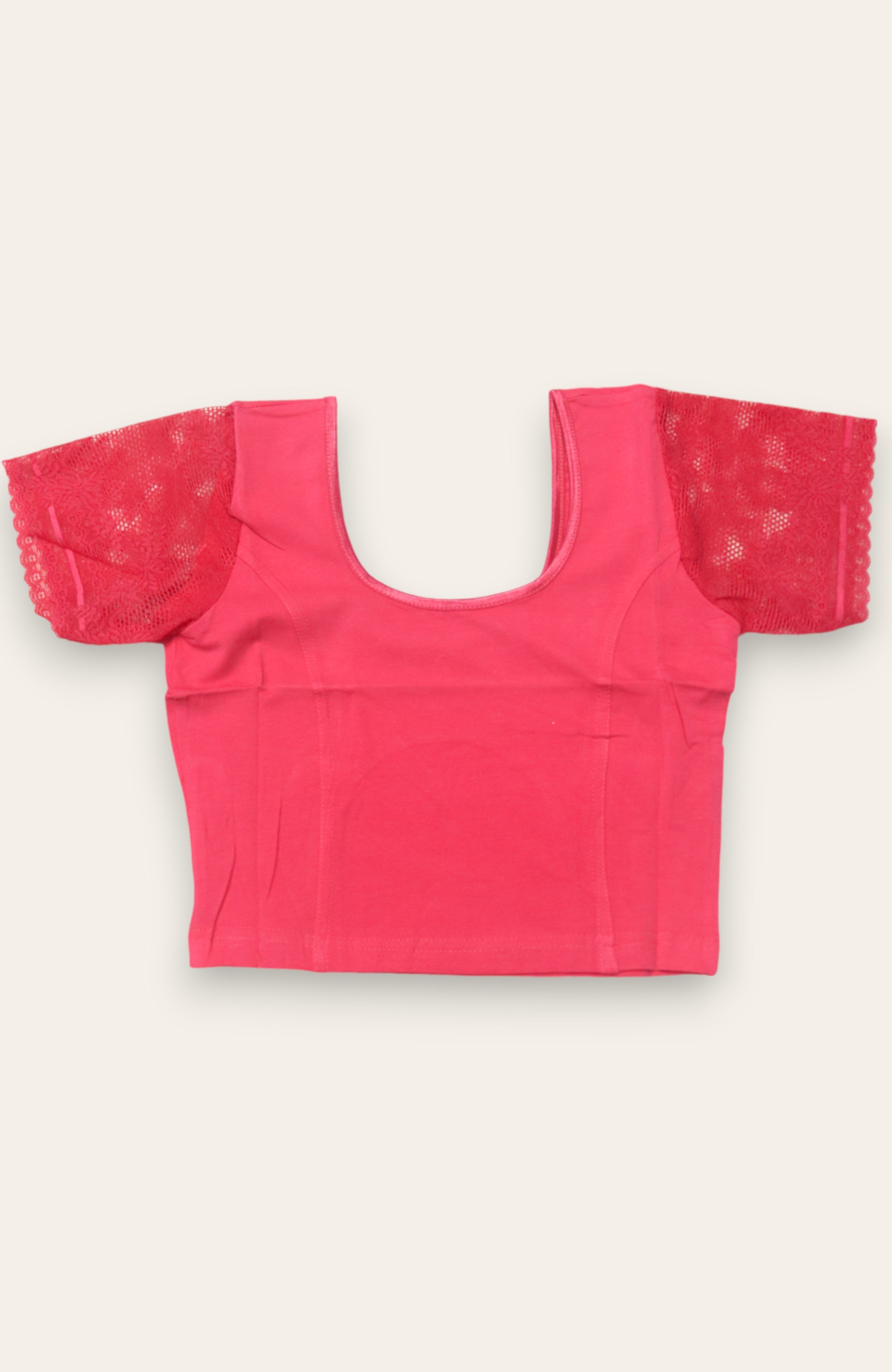 WOMEN'S DESIGNER STRETCHABLE BLOUSE 32 TO 34 - PINK