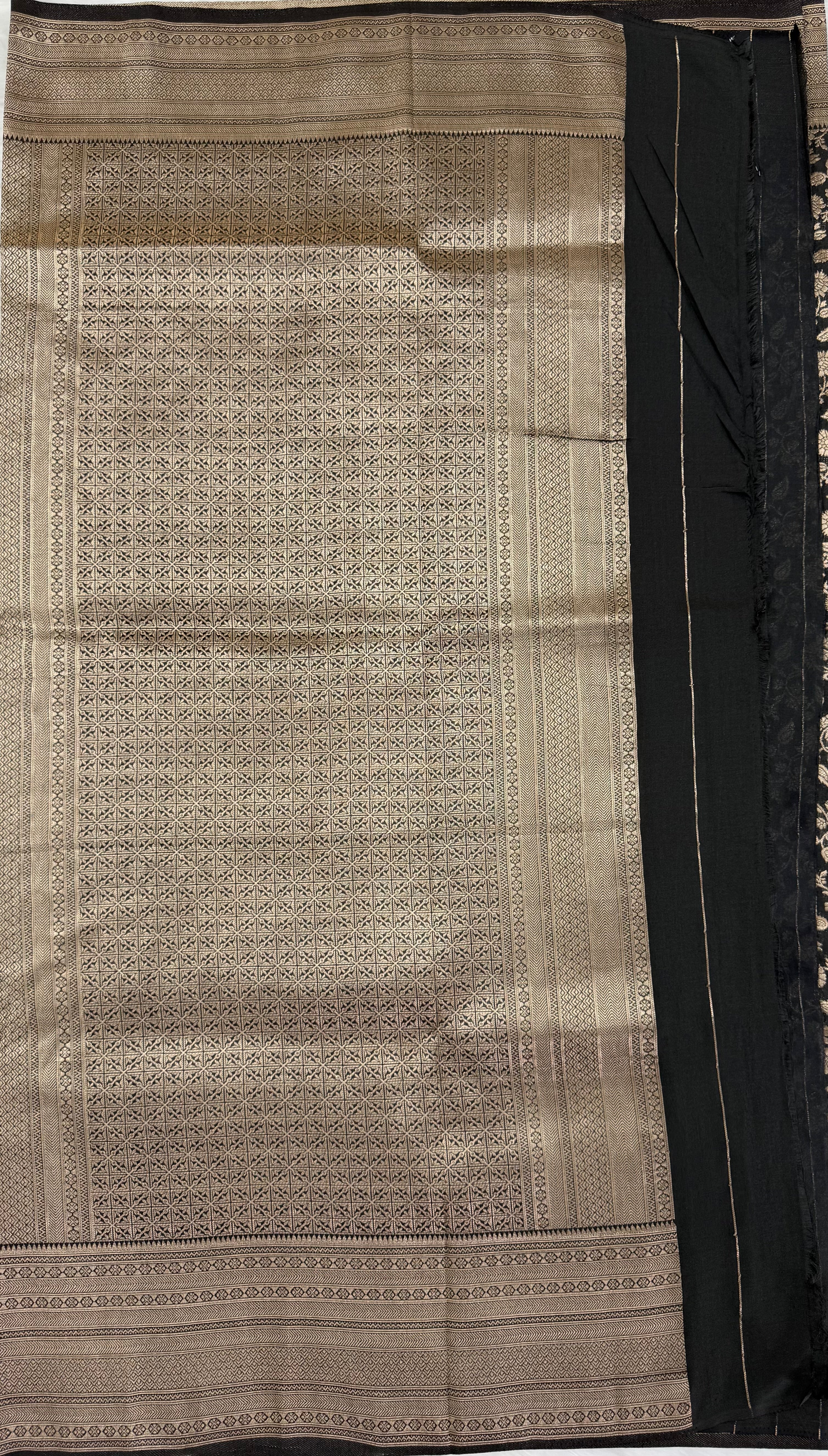 PREMIUM CHINON GEORGETTE BANARASI SAREE - GREEN