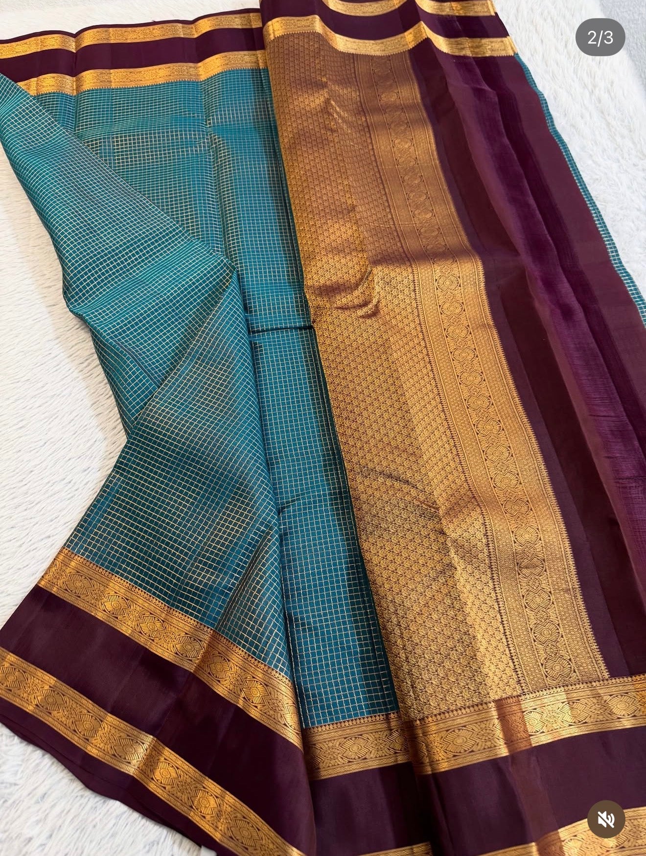 KANCHIPURAM PURE SILK SAREE | SILKMARK® CERTIFIED - PEACOCK GREEN