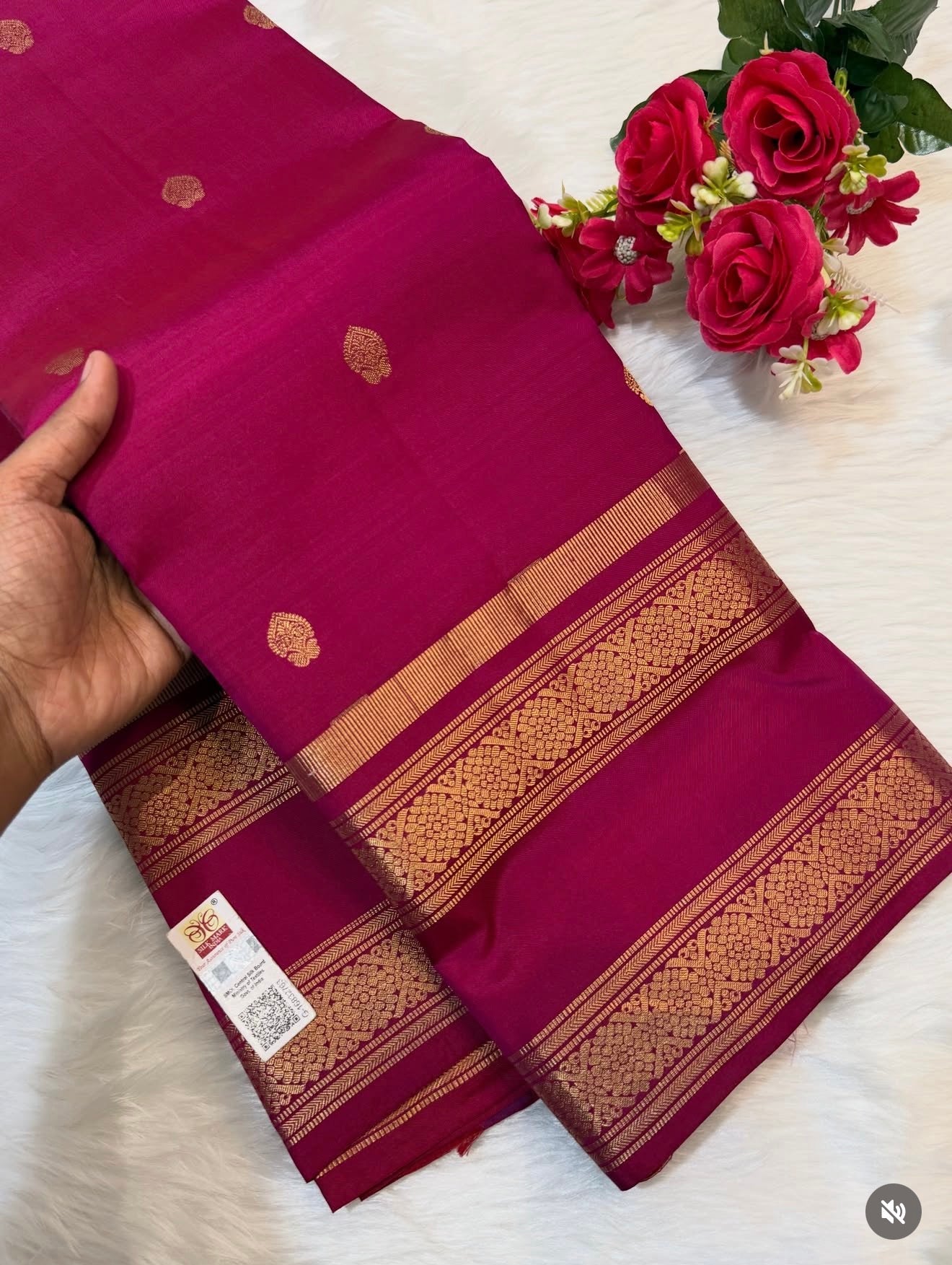 KANCHIPURAM PURE SILK SAREE | SILKMARK® CERTIFIED - LOLLIPOP