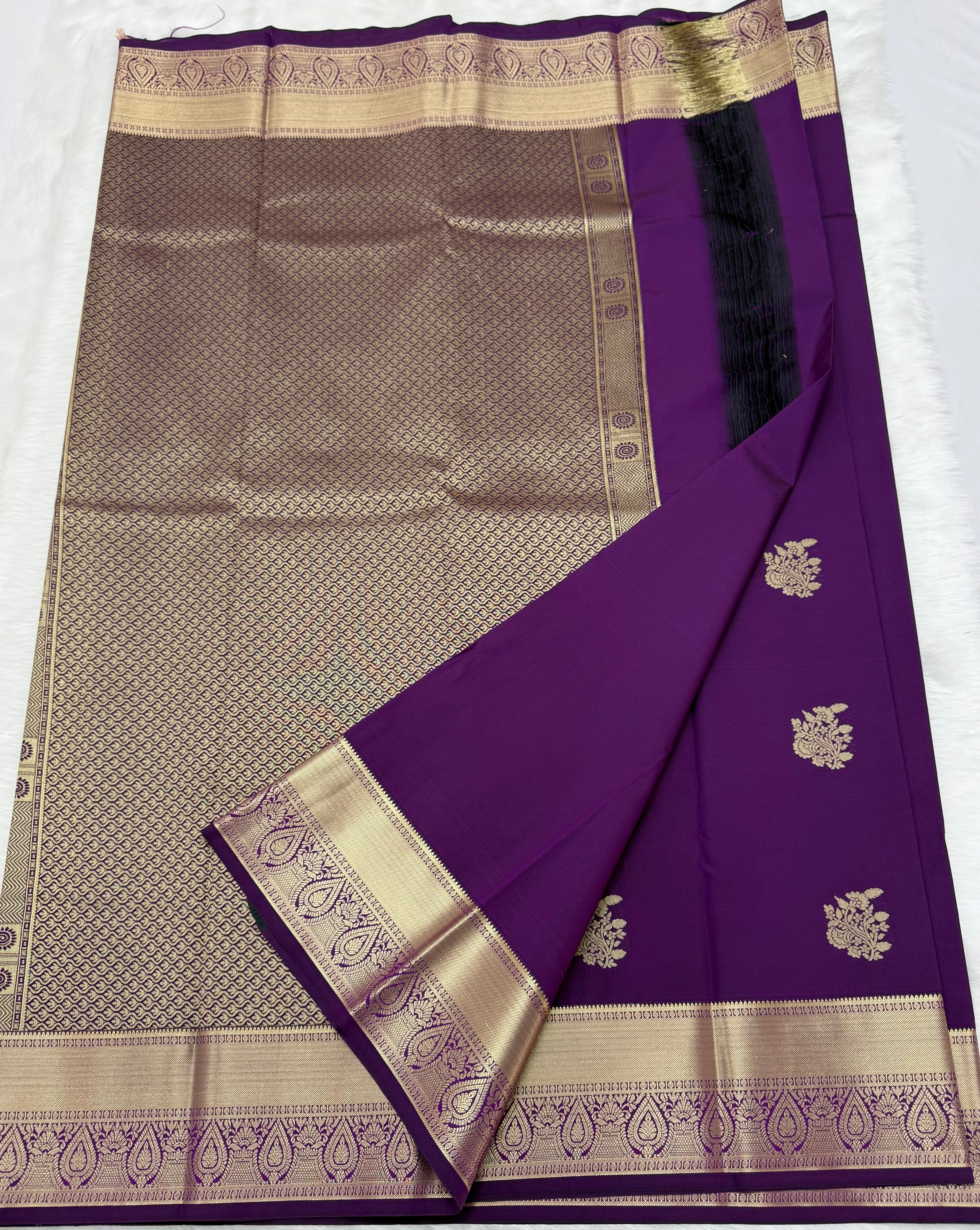 PREMIUM SEMI KANCHI SILK SAREE - LOLLIPOP