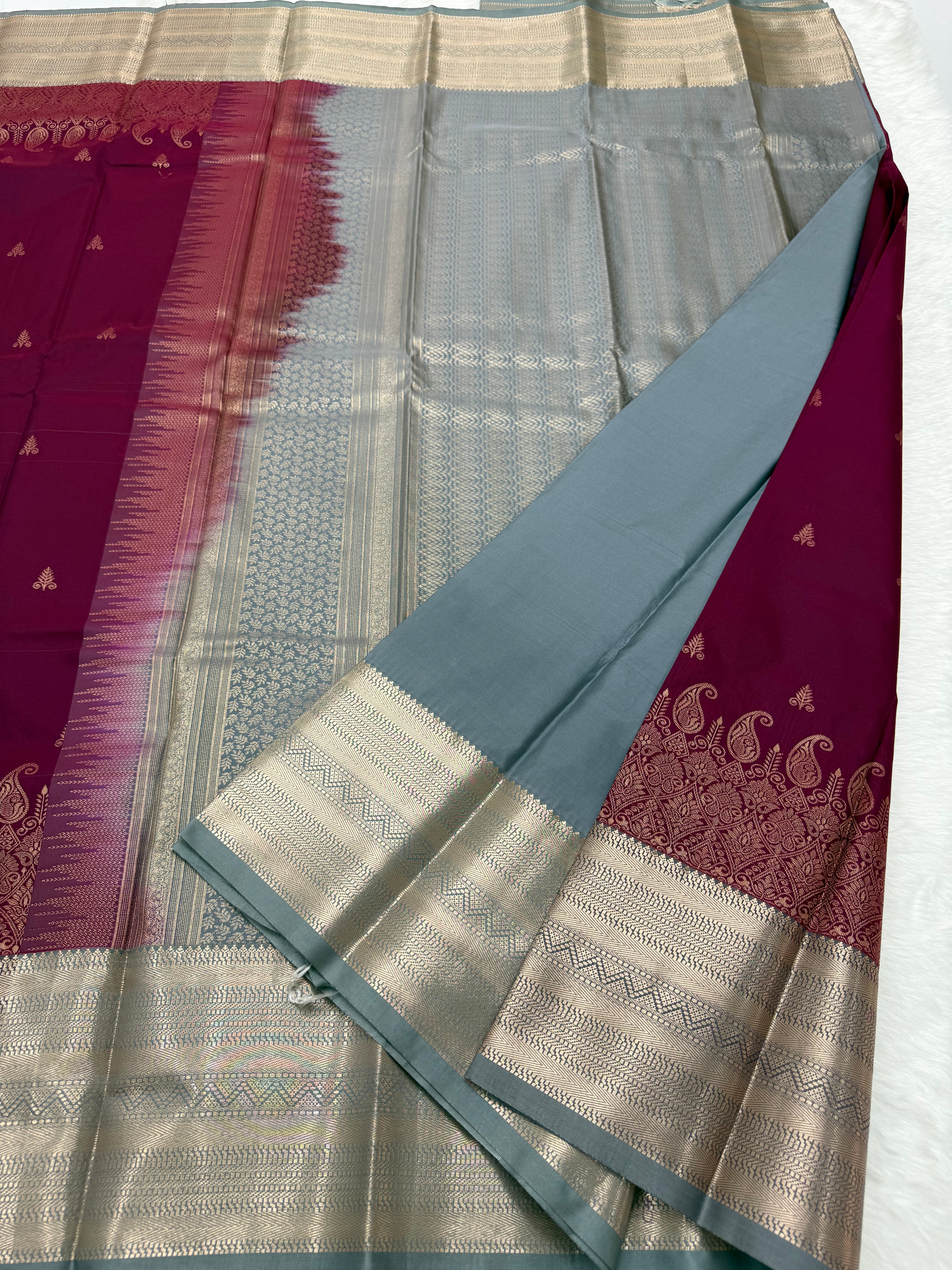PREMIUM SEMI KANCHI SILK SAREE - FANDANGO
