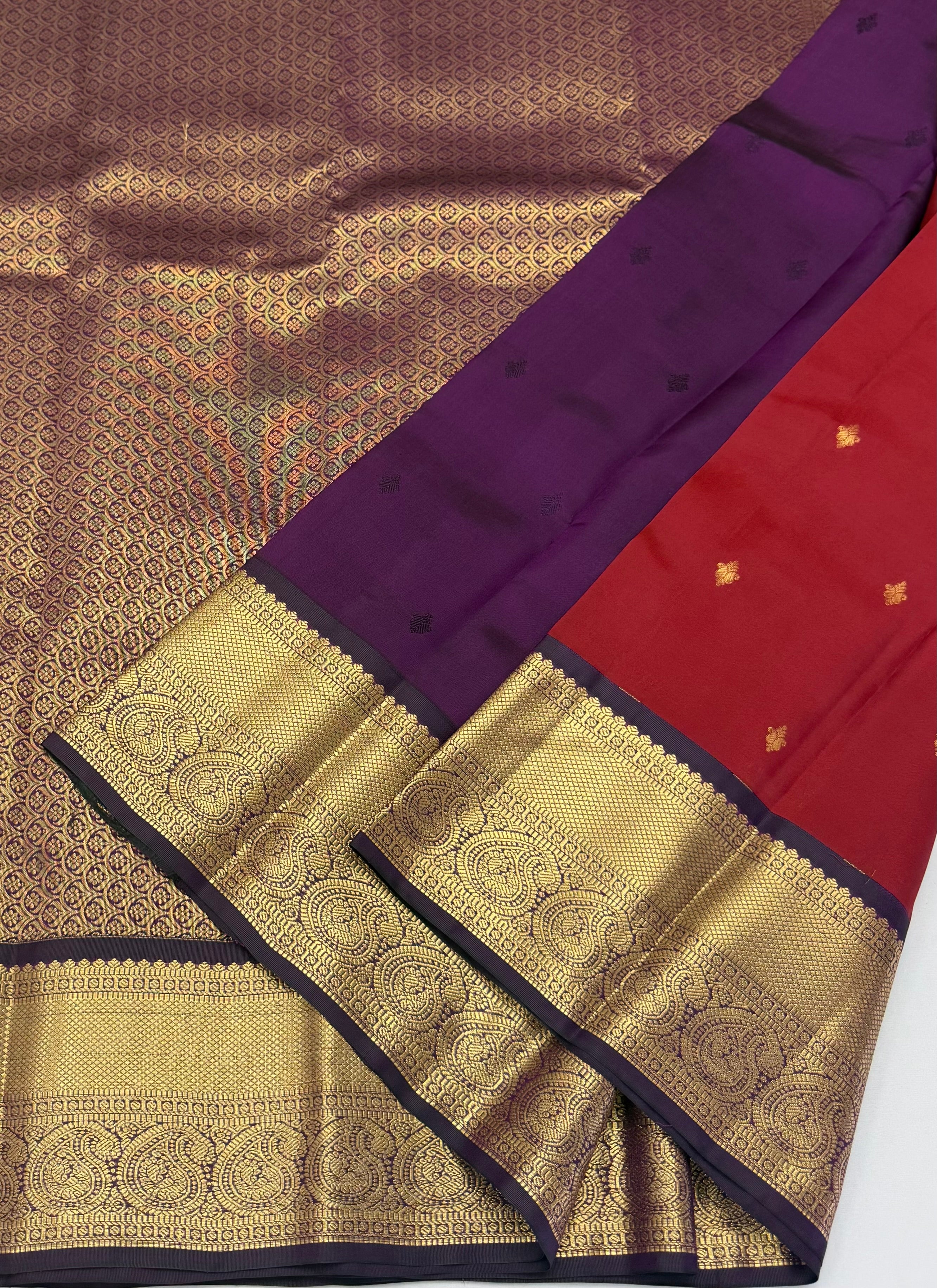 KANCHIPURAM PURE SILK SAREE | SILKMARK® CERTIFIED - AESTHECTIC MAROON