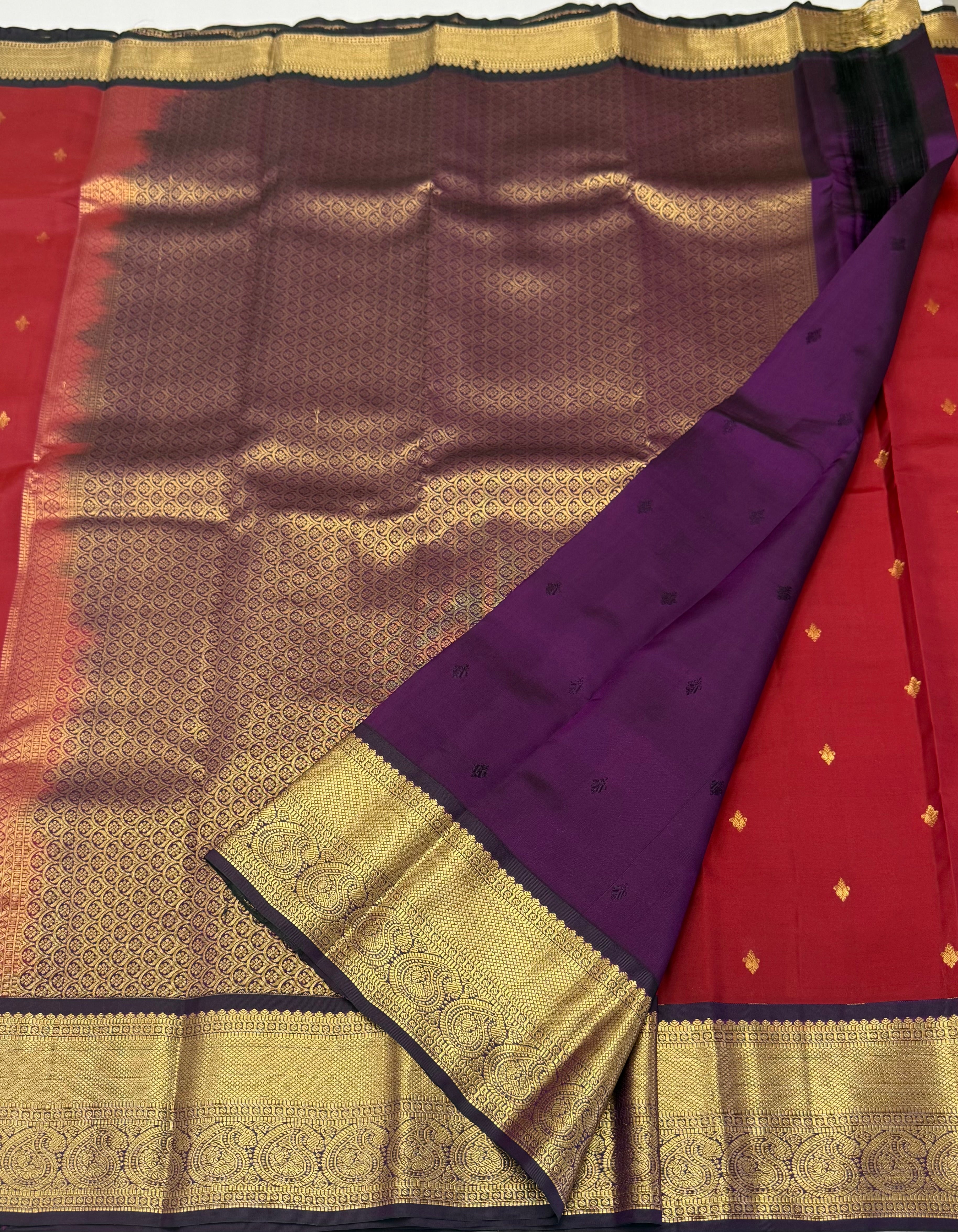 KANCHIPURAM PURE SILK SAREE | SILKMARK® CERTIFIED - AESTHECTIC MAROON