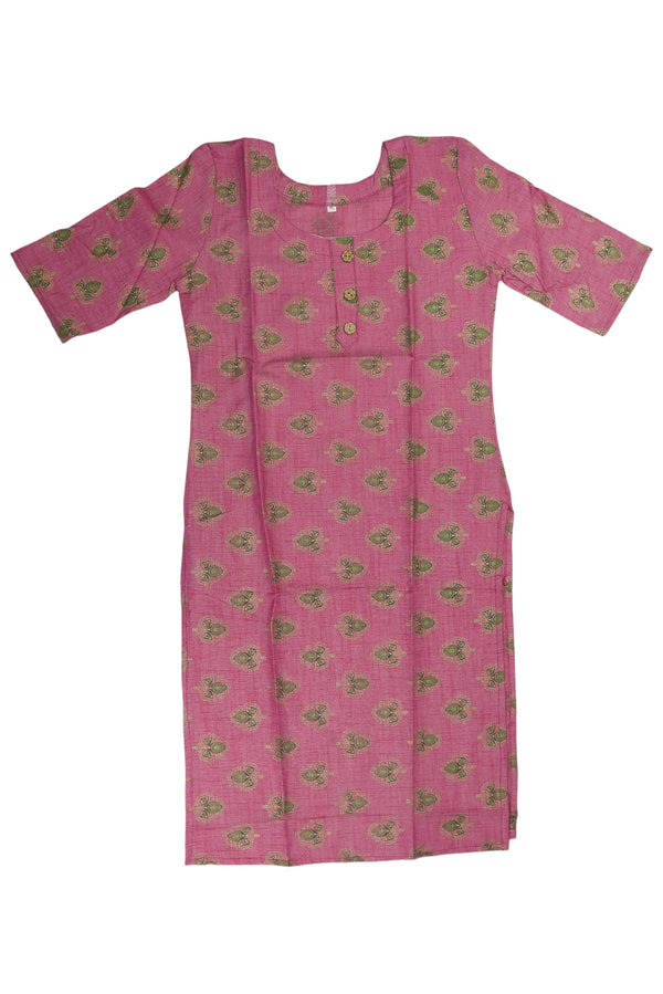 WOMEN'S PINK COLOUR KURTIS GRABO365