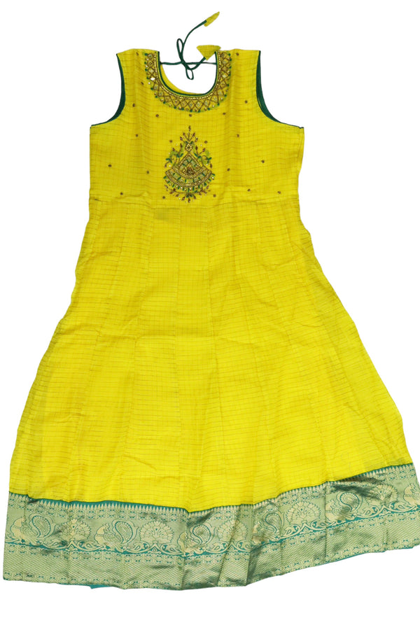 WOMEN'S LIME YELLOW KURTIS GRABO365