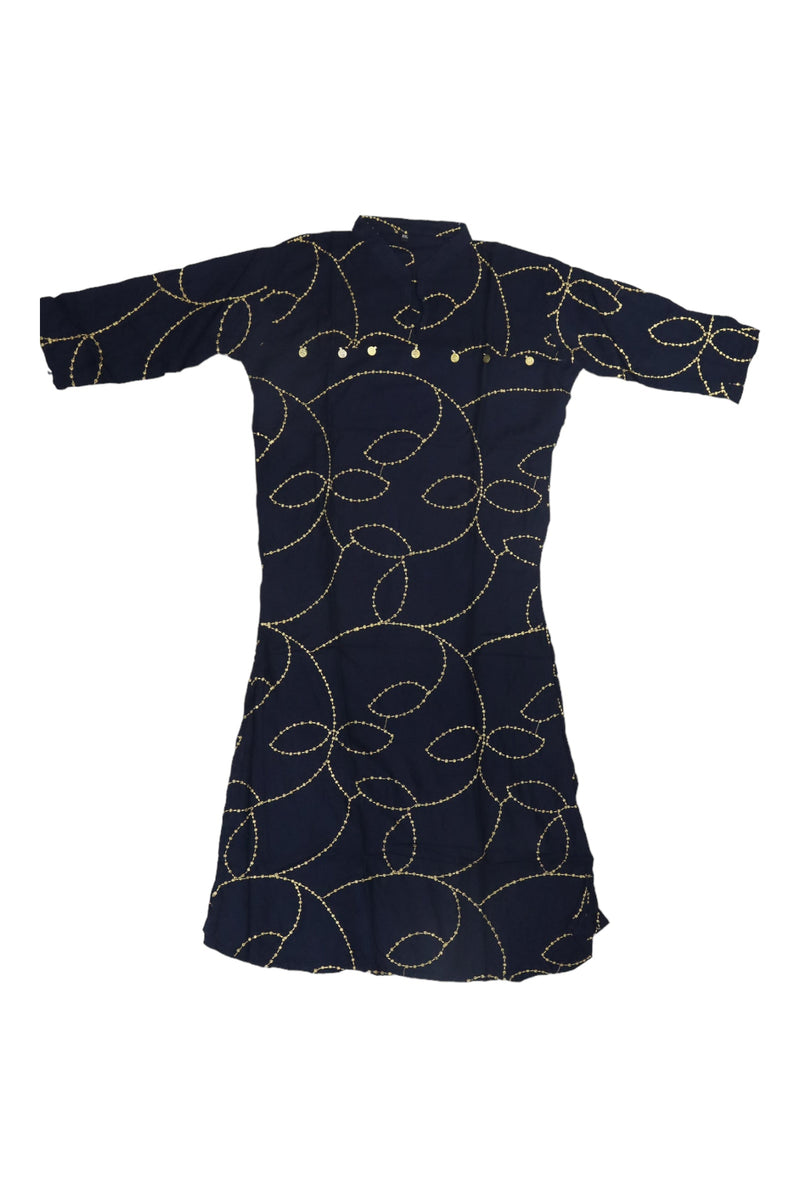 WOMEN'S DESIGNER NAVYBLUE KURTIS GRABO365