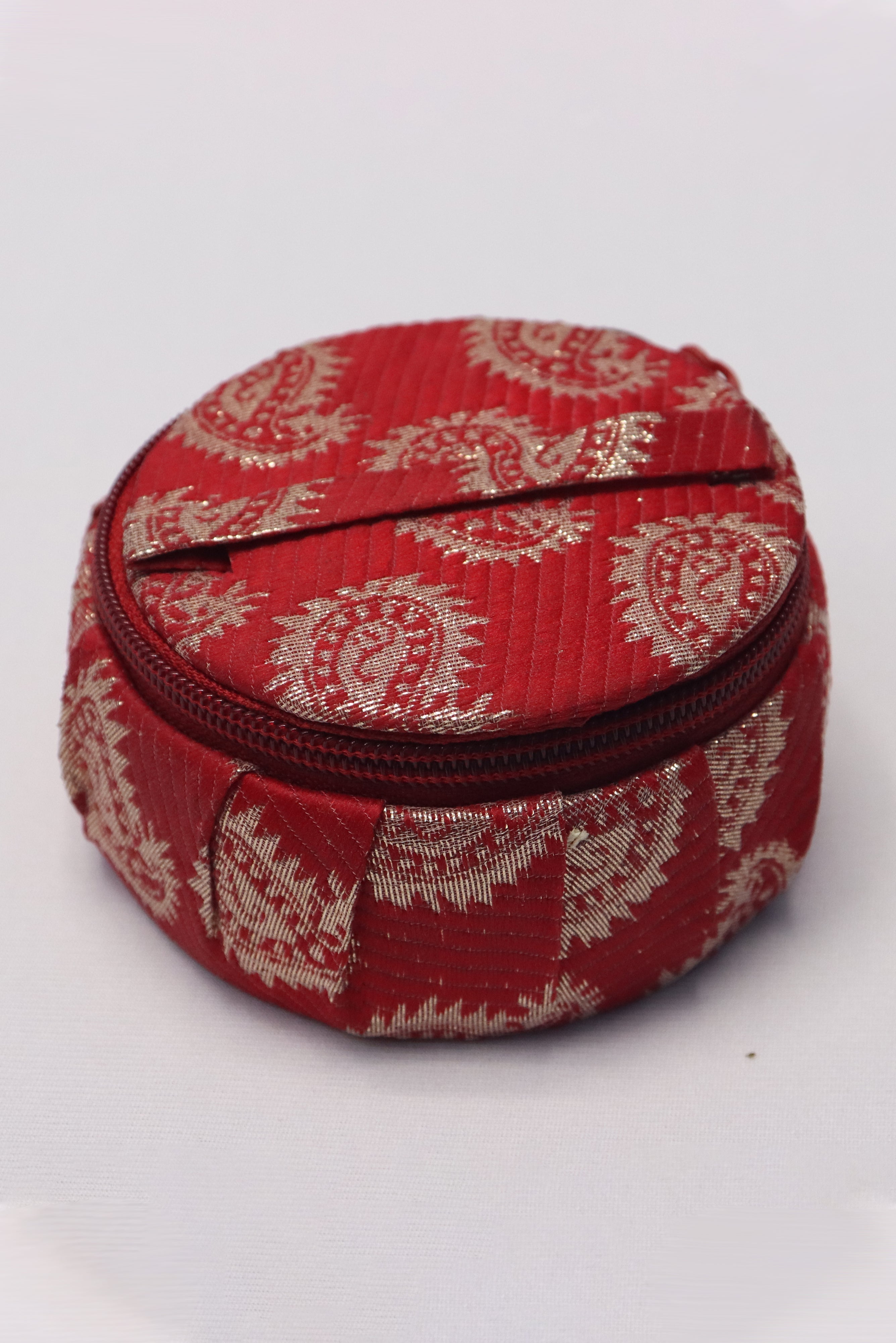 WOMENS/GIRLS JEWELLERY ROUND BANGLE BOX - RED GRABO365